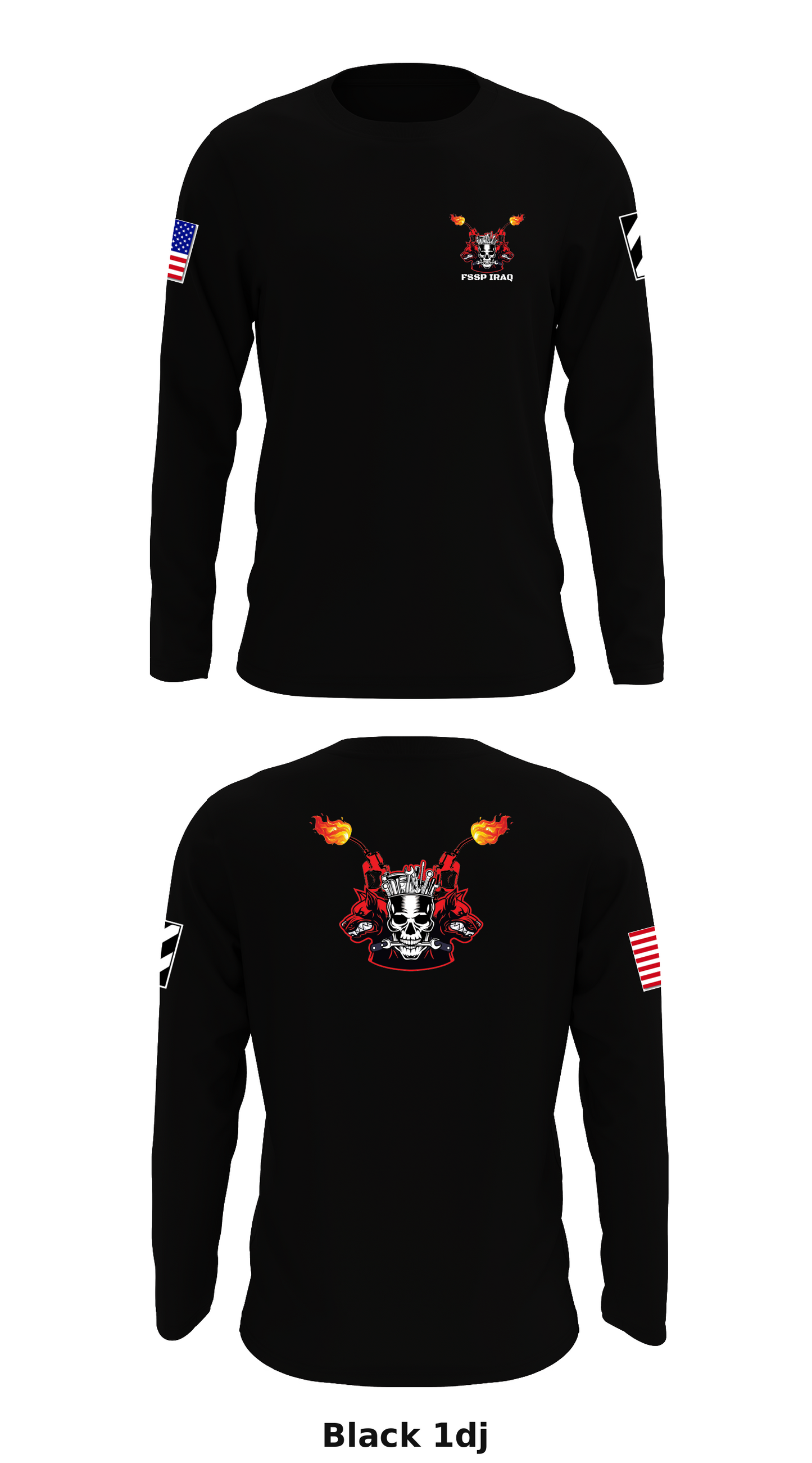 FSSP IRAQ Store 1 Core Men's LS Performance Tee - 1dj