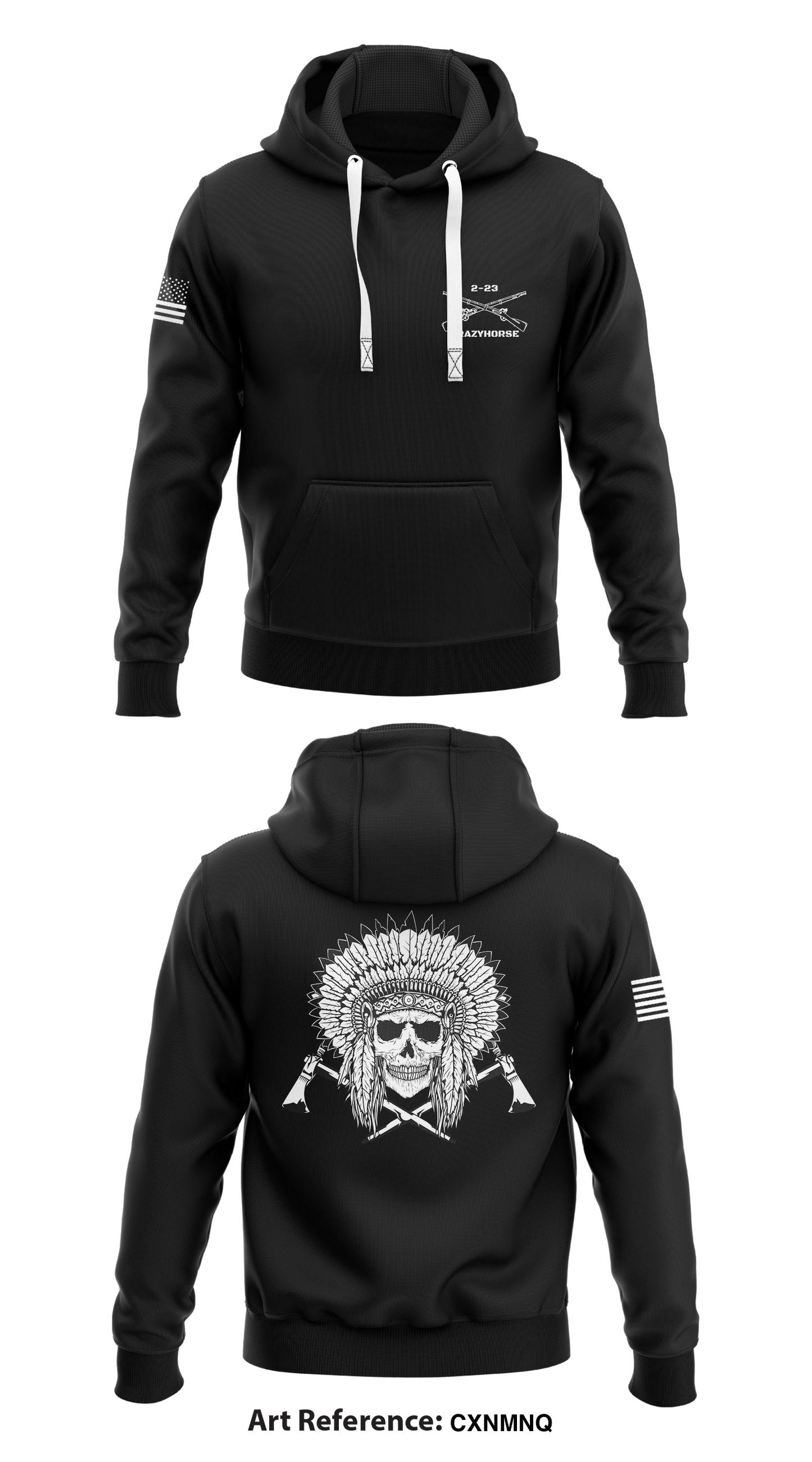 C Co, 2 BN, 23rd IN Store 1 Core Men's Hooded Performance Sweatshirt - CxnmnQ