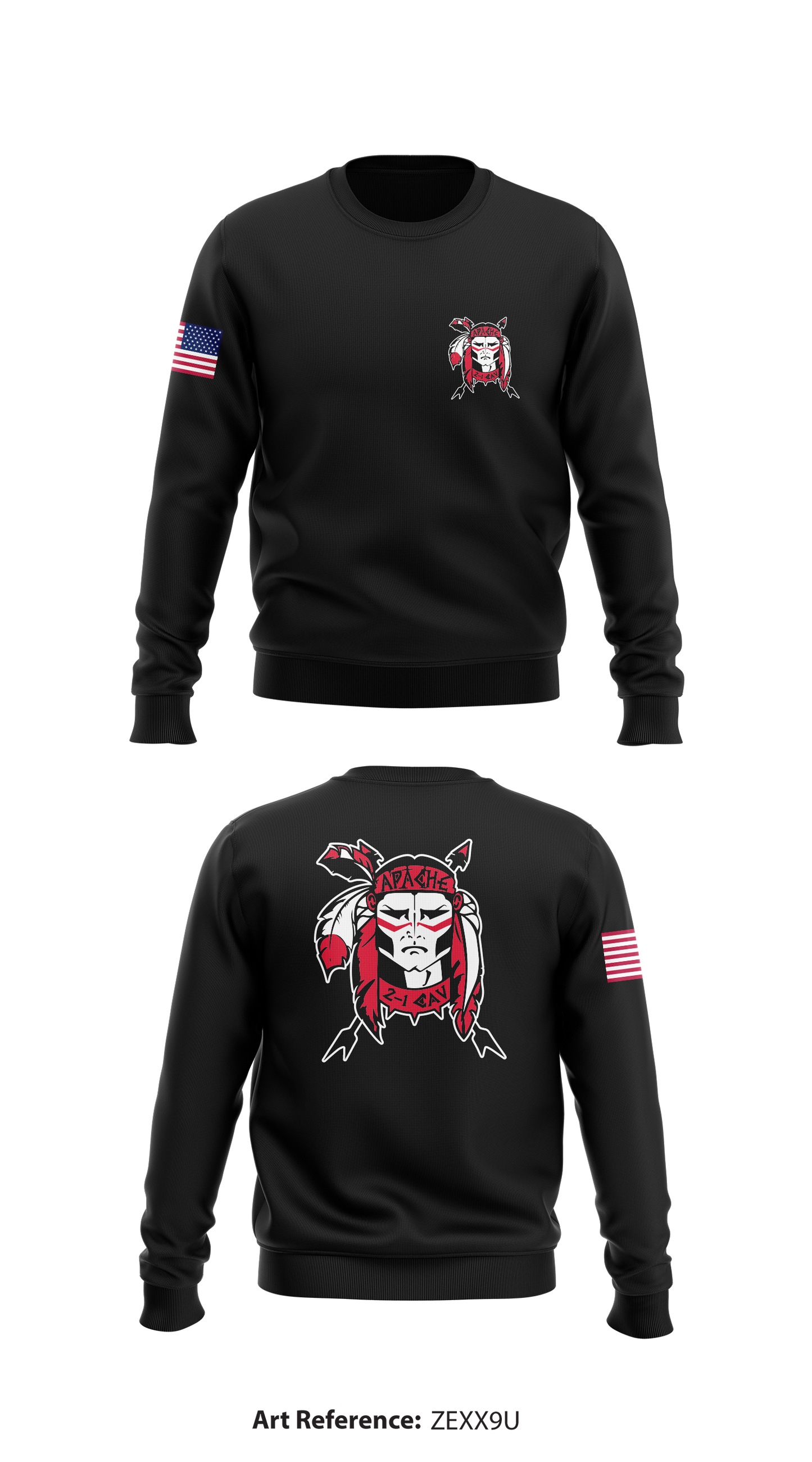 2-1 CAV Store 1 Core Men's Crewneck Performance Sweatshirt - zEXx9U