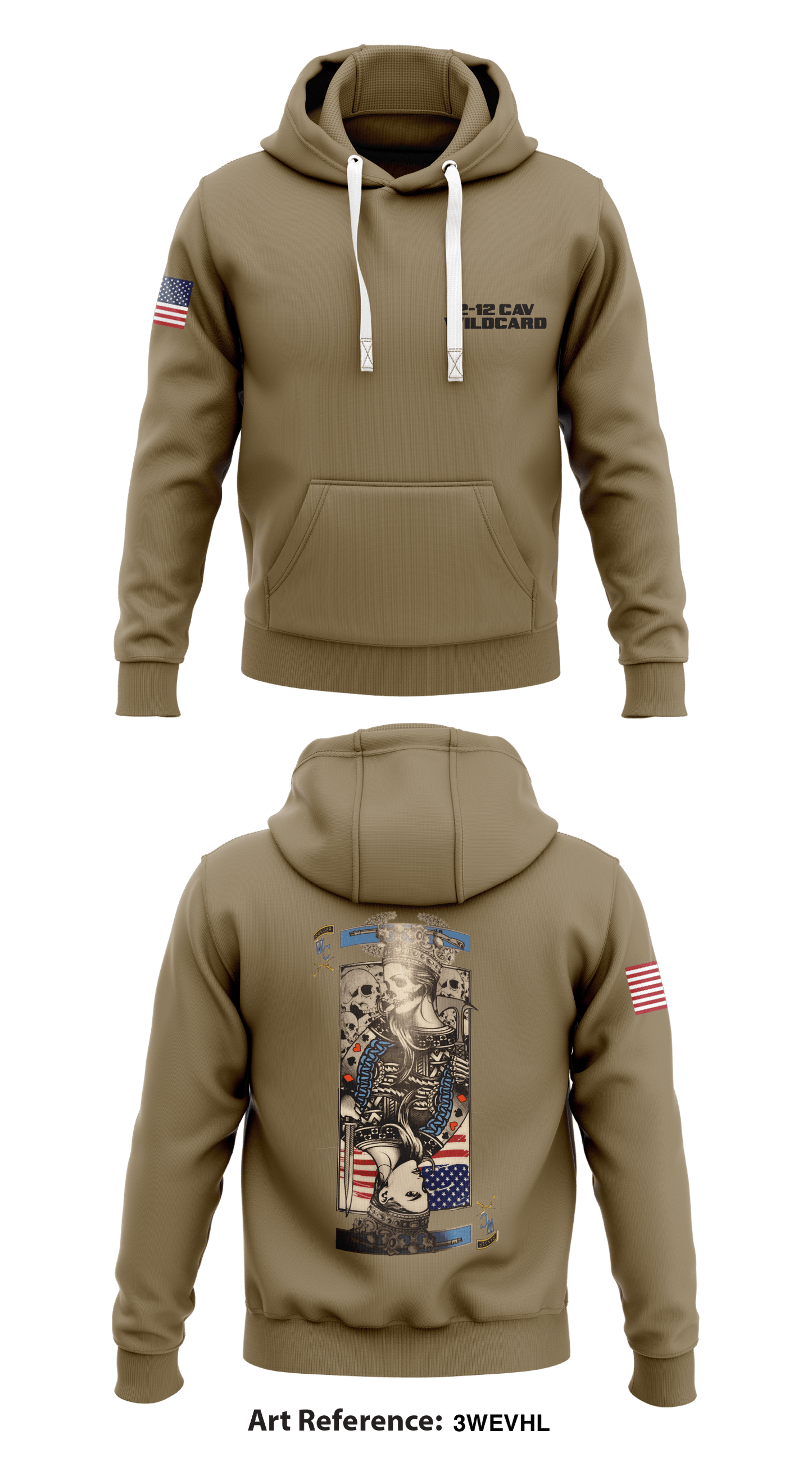 2-12 CAV Wildcard Store 1 Core Men's Hooded Performance Sweatshirt - 3weVHL