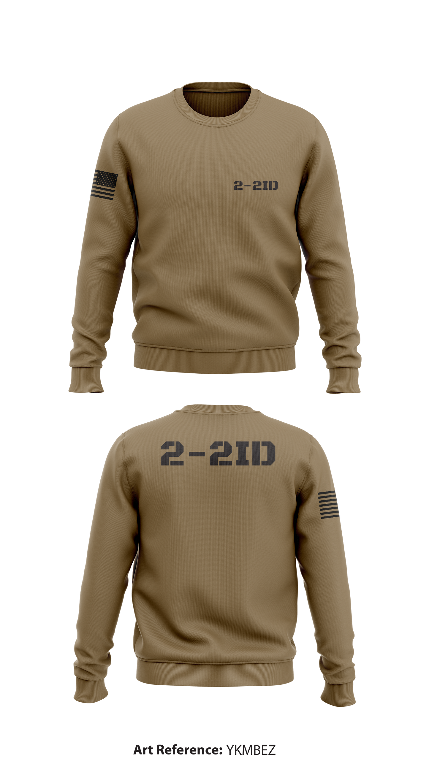 2-2ID Store 1 Core Men's Crewneck Performance Sweatshirt - YkMBEz