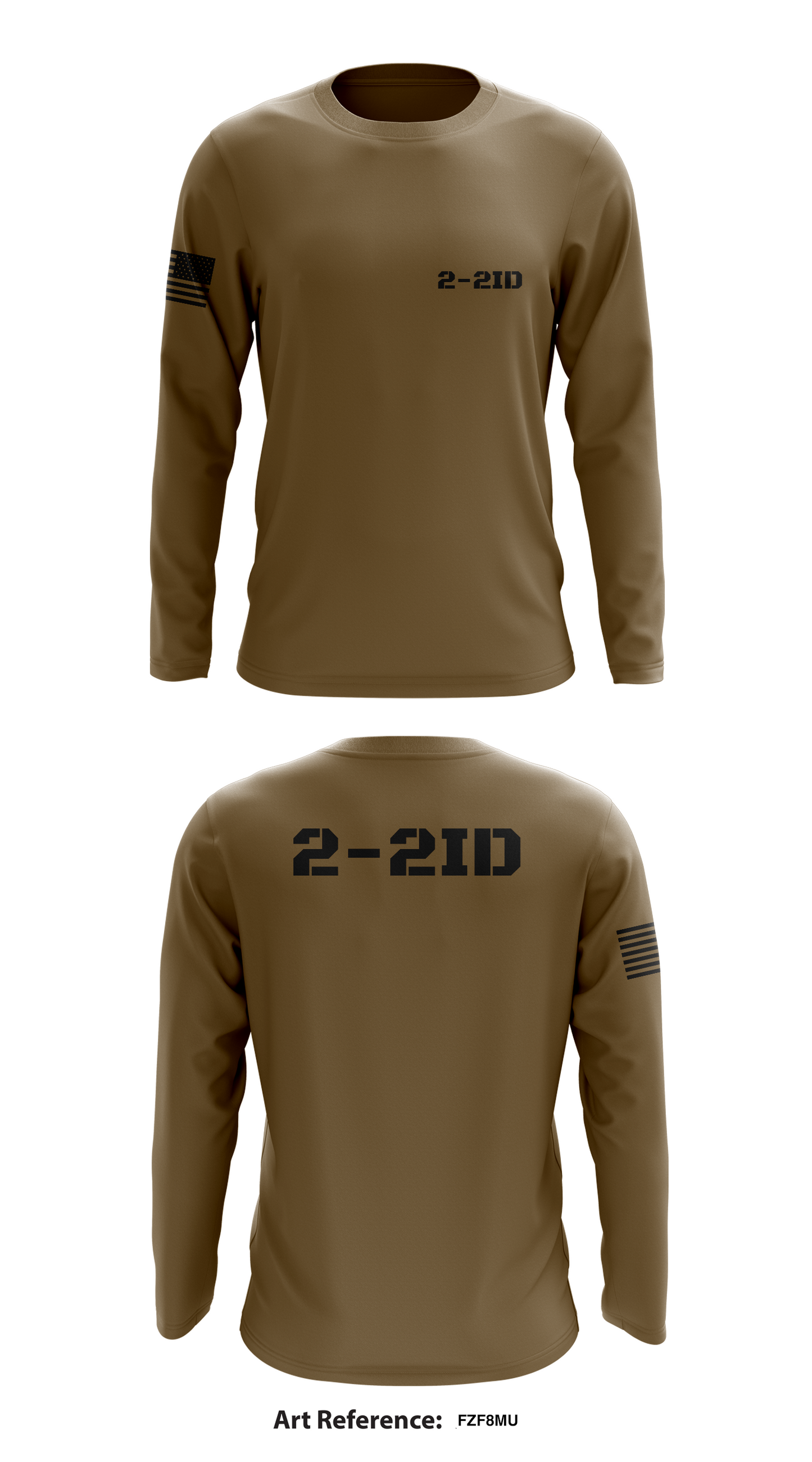 2-2ID Store 1 Core Men's LS Performance Tee - Fzf8mU