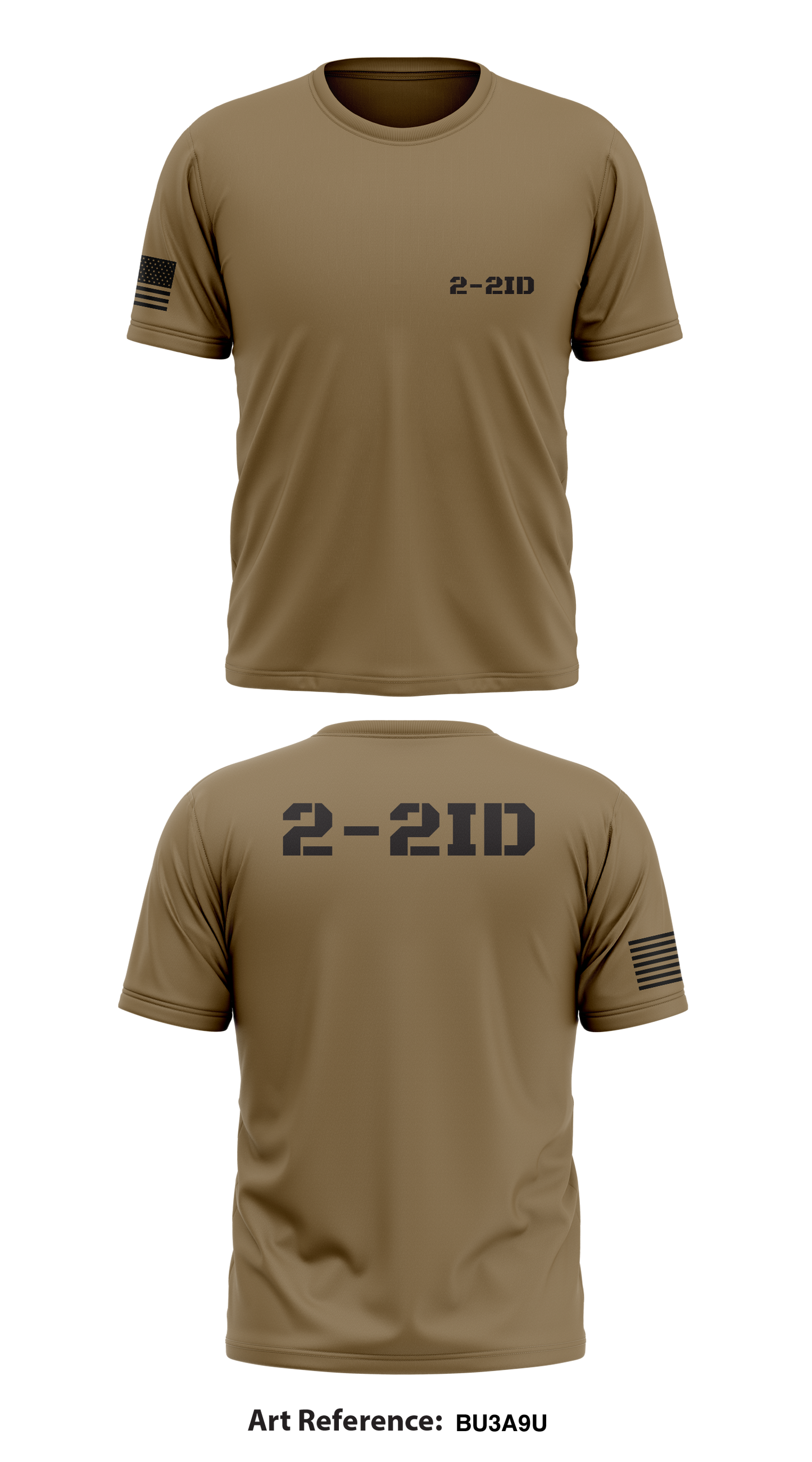 2-2ID Store 1 Core Men's SS Performance Tee - Bu3A9U