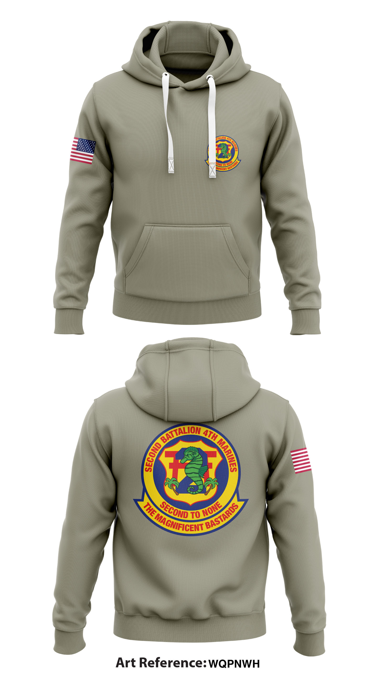 2/4 Magnificent Bastards Core Men's Hooded Performance Sweatshirt - wQPNwh