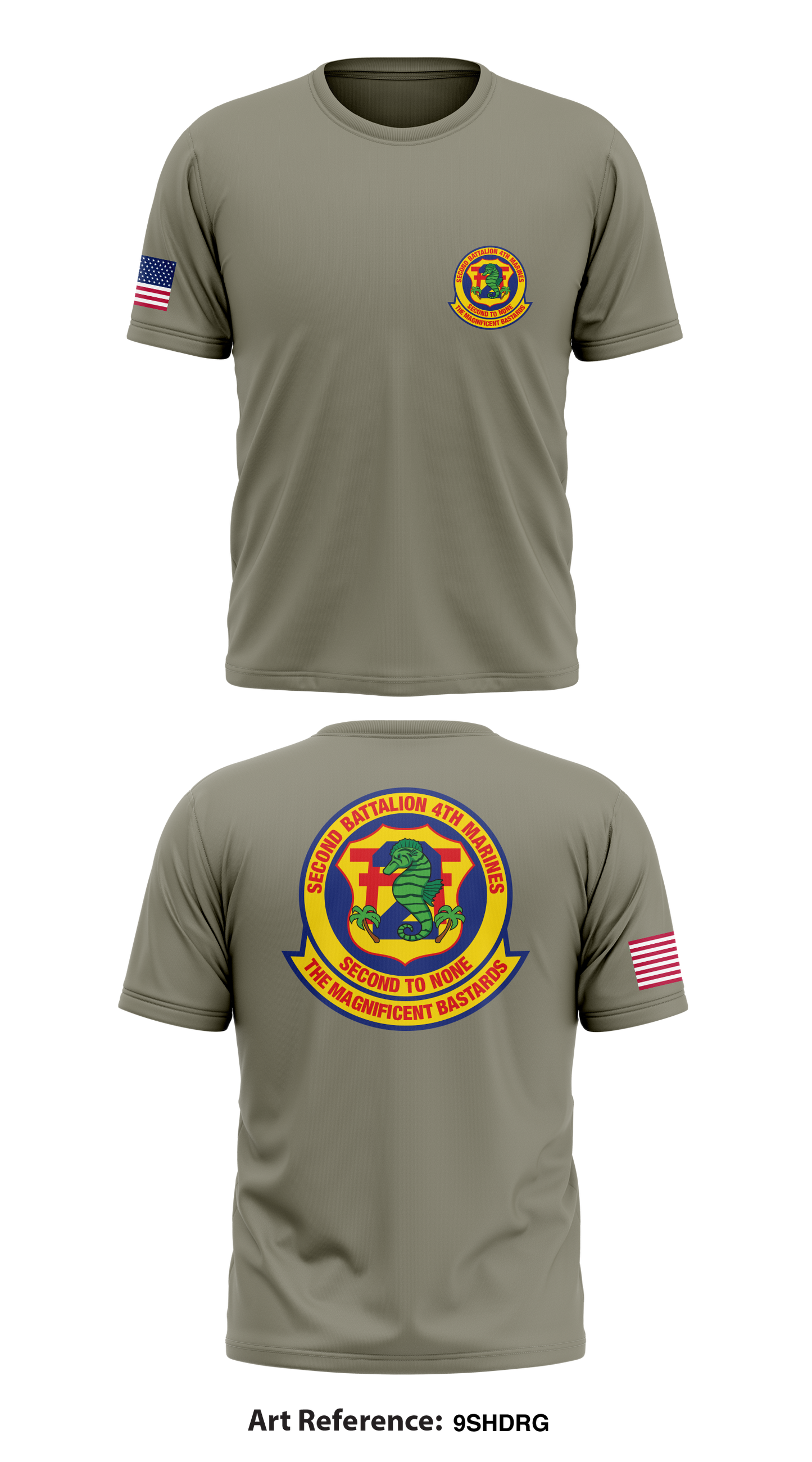 2/4 Magnificent Bastards Core Men's SS Performance Tee - 9shDRg