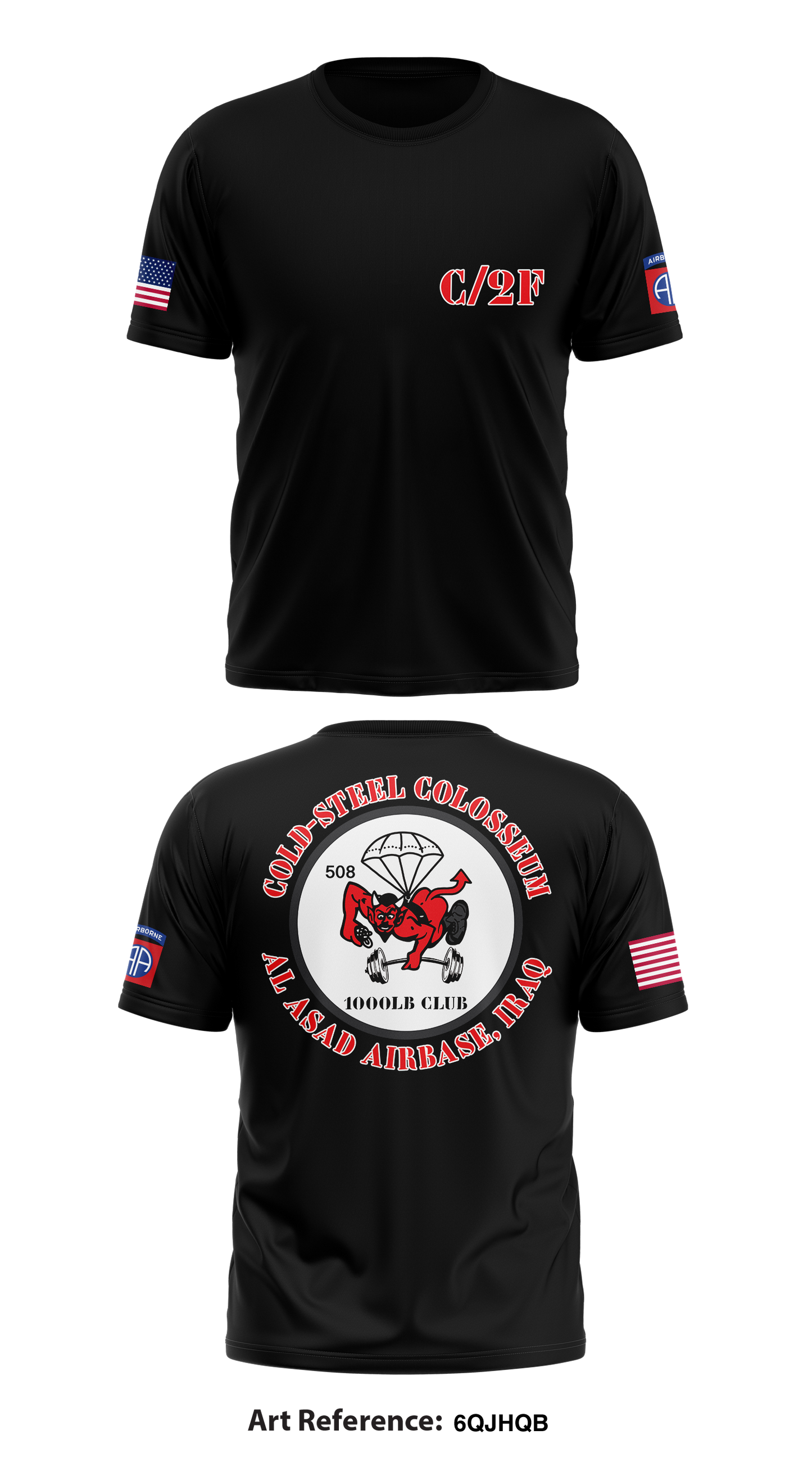 2 / 508th PIR Store 1 Core Men's SS Performance Tee - 6qjhqb