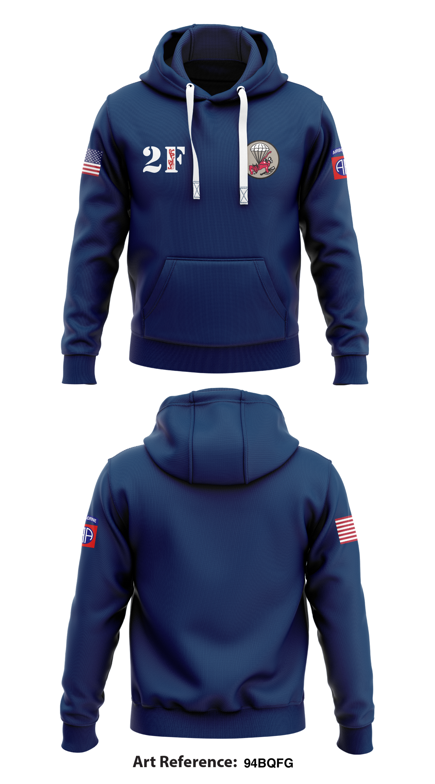 2 / 58th PIR Store 1 Core Men's Hooded Performance Sweatshirt - 94BqfG