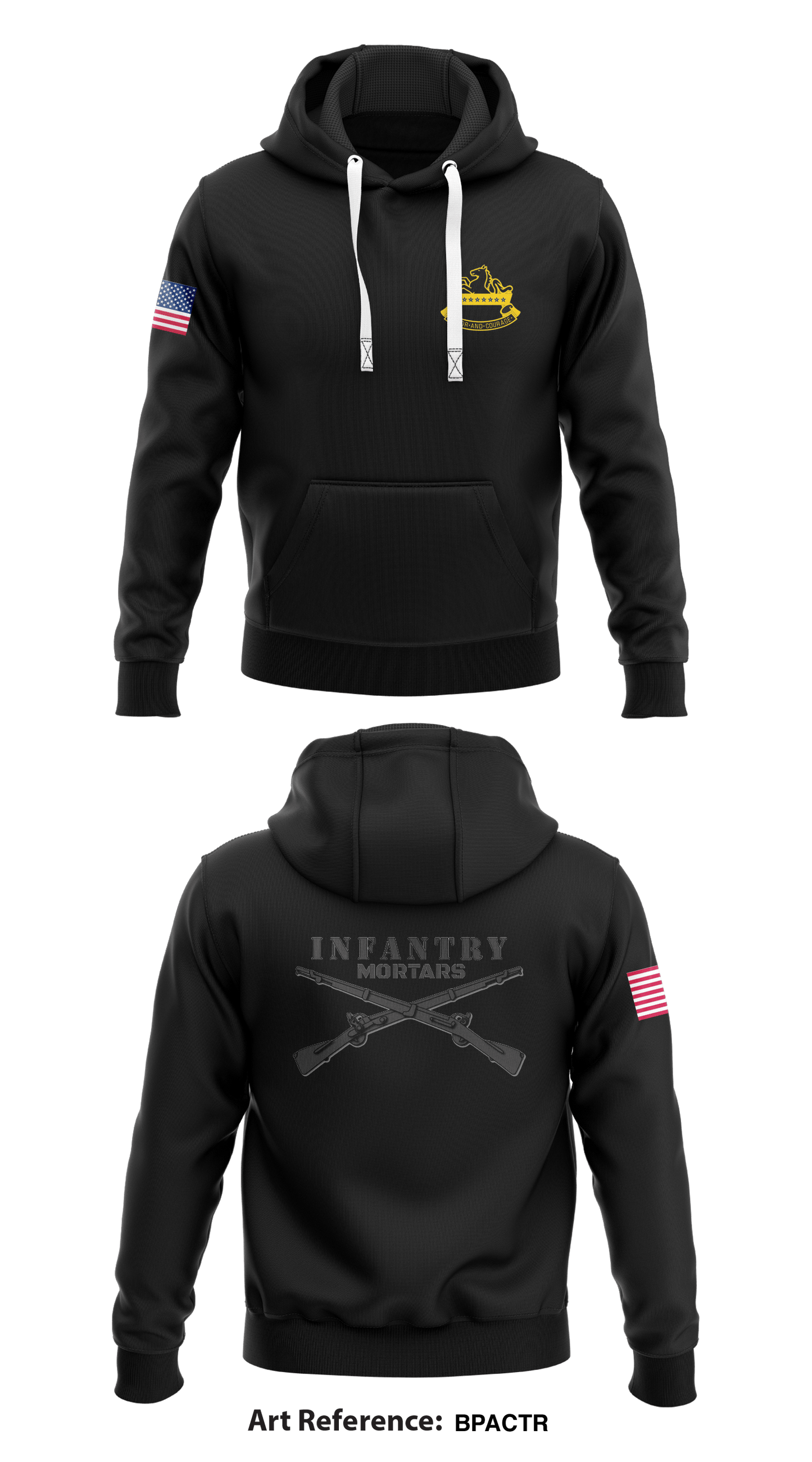 2-8 Cav HHC Store 1 Core Men's Hooded Performance Sweatshirt - CFHZ62