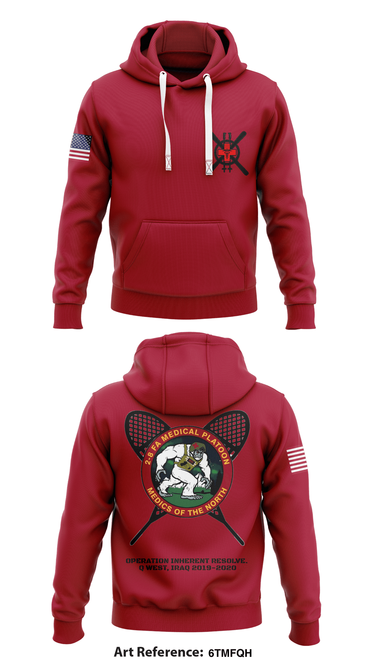 2-8 FAR medics Core Men's Hooded Performance Sweatshirt - 6Tmfqh