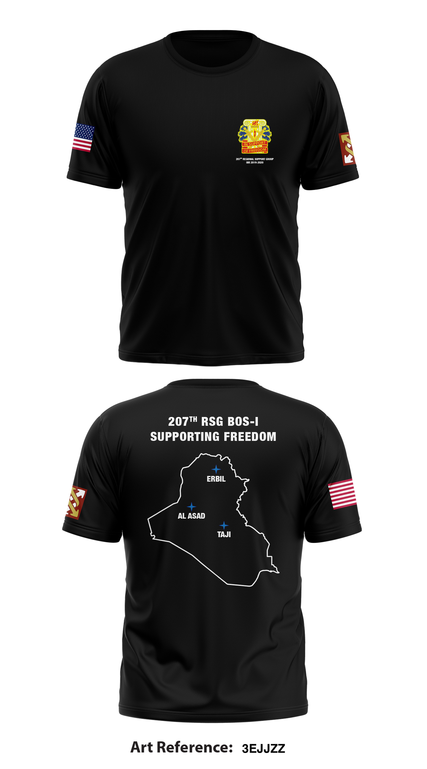 207th RSG Store 1 Core Men's SS Performance Tee - 3EjJzZ