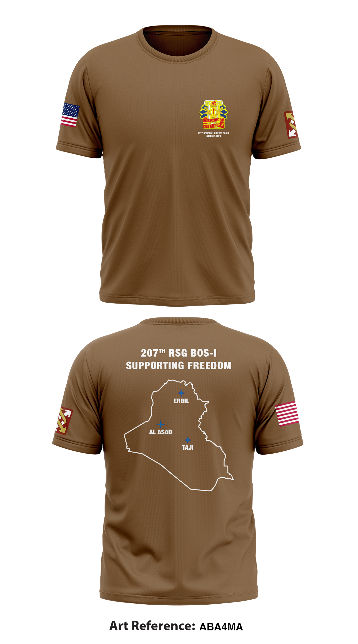 207th RSG Store 1 Core Men's SS Performance Tee - ABa4MA
