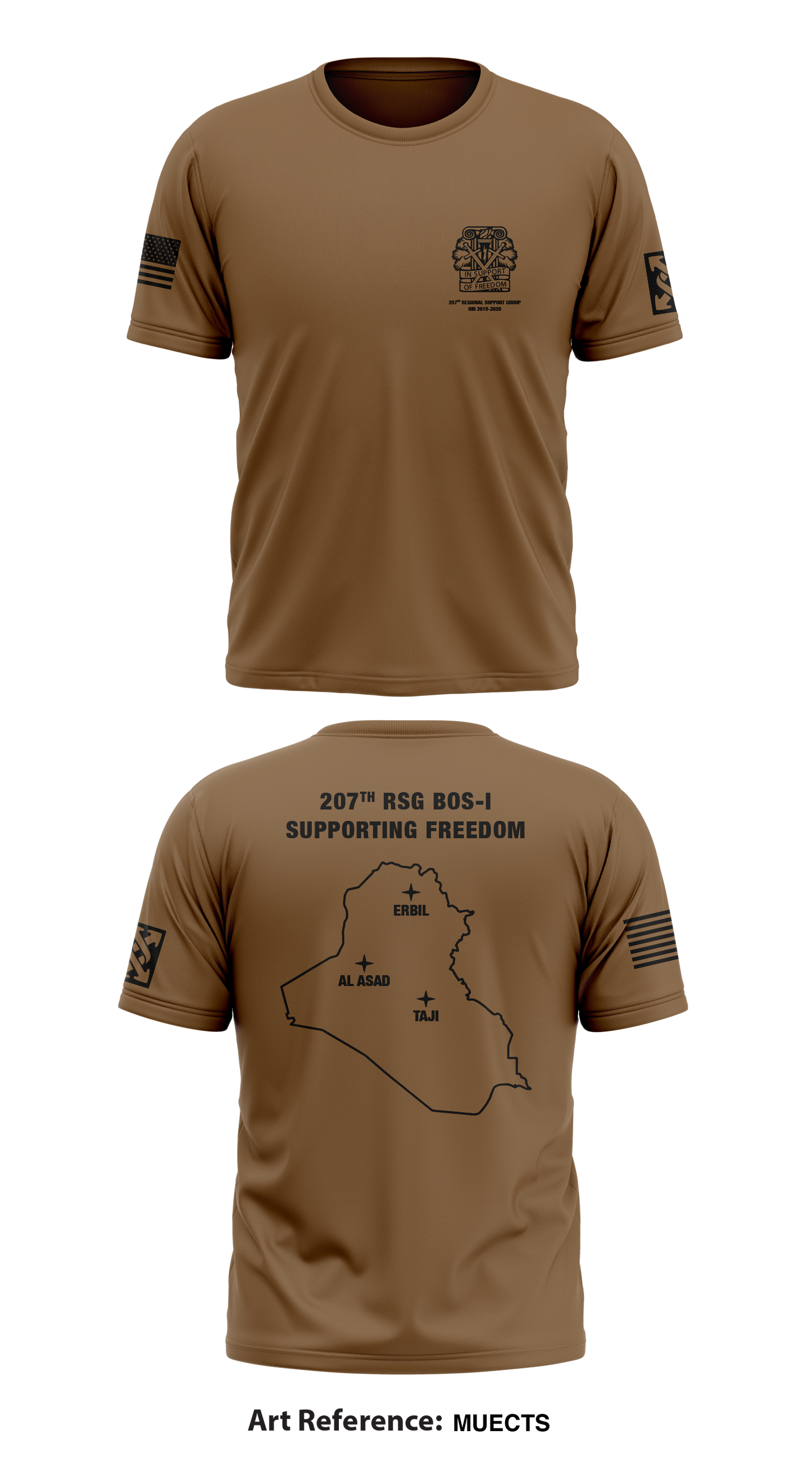 207th RSG Store 1 Core Men's SS Performance Tee - mUECtS