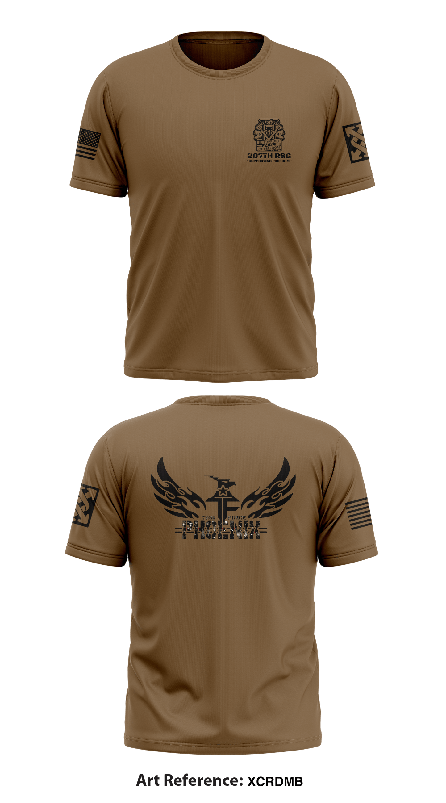 207th RSG Core Men's SS Performance Tee - XcRdMb