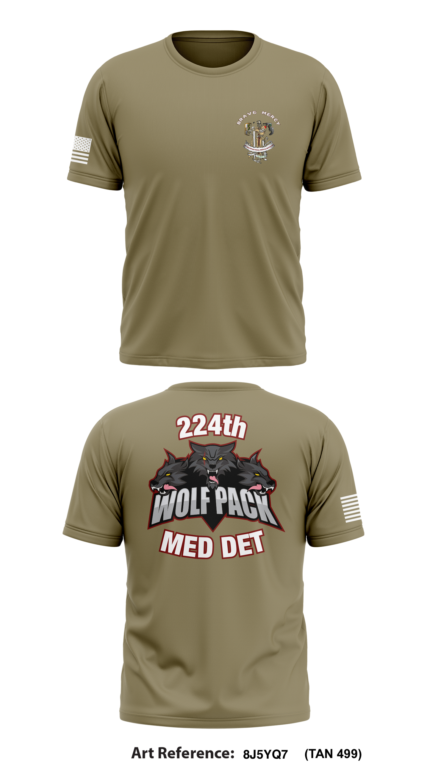 224th Preventive Medicine Det Store 1 Core Men's SS Performance Tee - 8J5yq7