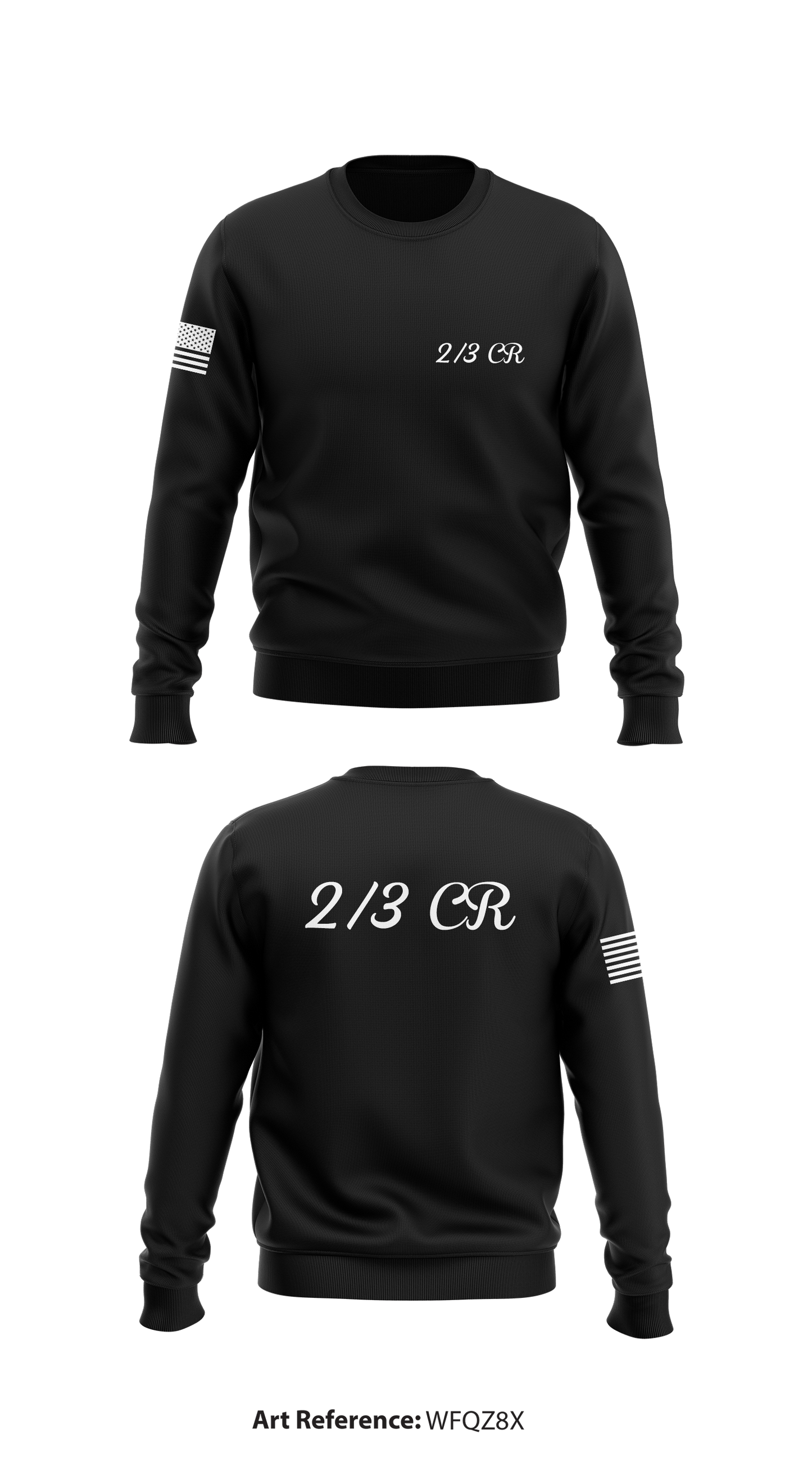 2/3 CR Store 1 Core Men's Crewneck Performance Sweatshirt - WFQZ8x