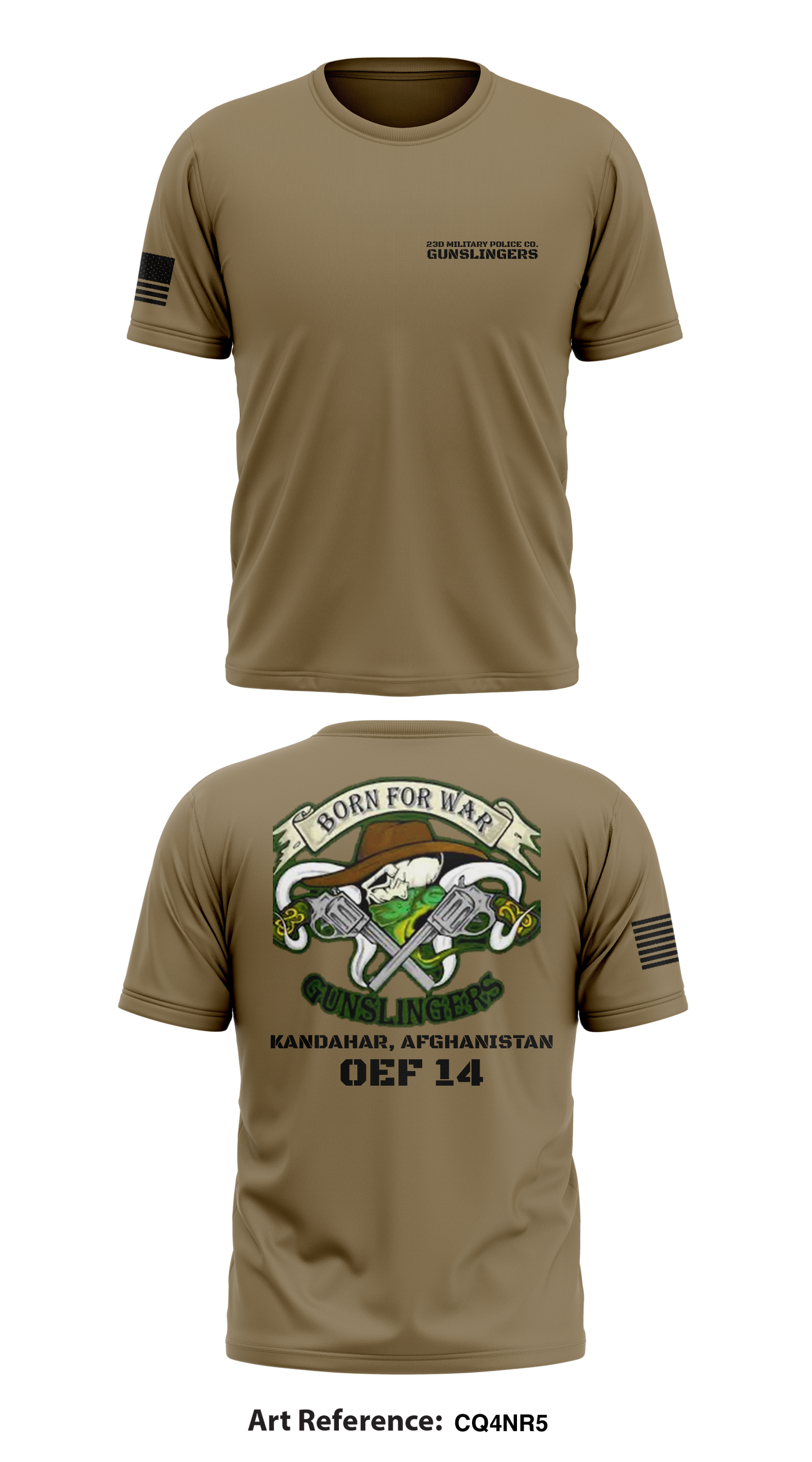 23D Military Police Co. Gunslingers Store 1 Core Men's SS Performance Tee - cq4nr5