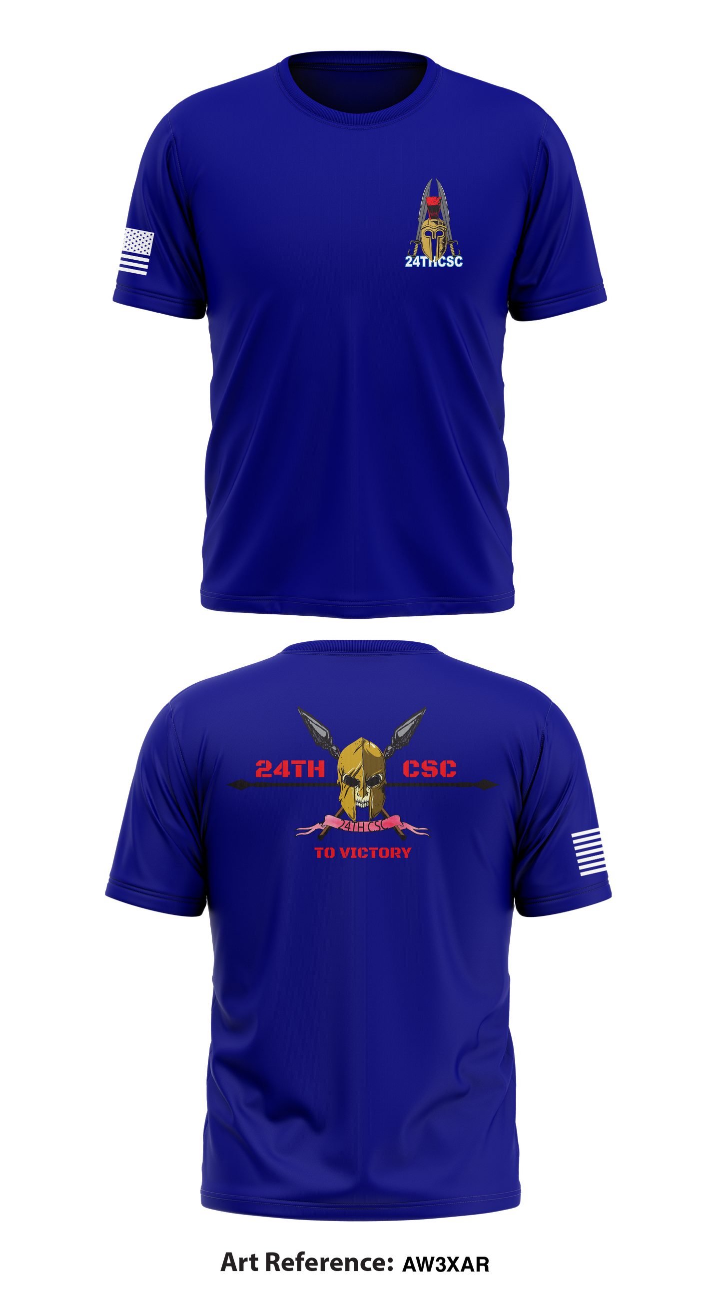 24th CSC Store 1 Core Men's SS Performance Tee - aw3Xar