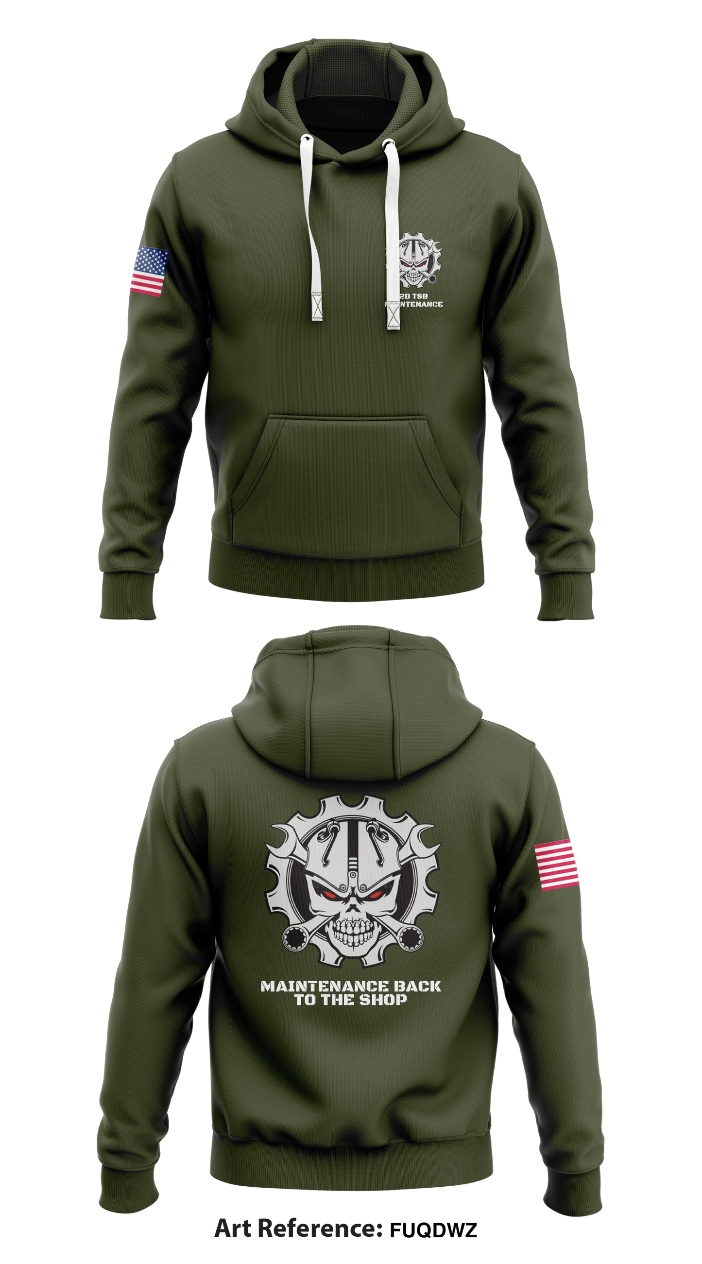 2D TSB Maintenance Core Men's Hooded Performance Sweatshirt - fUqDwz