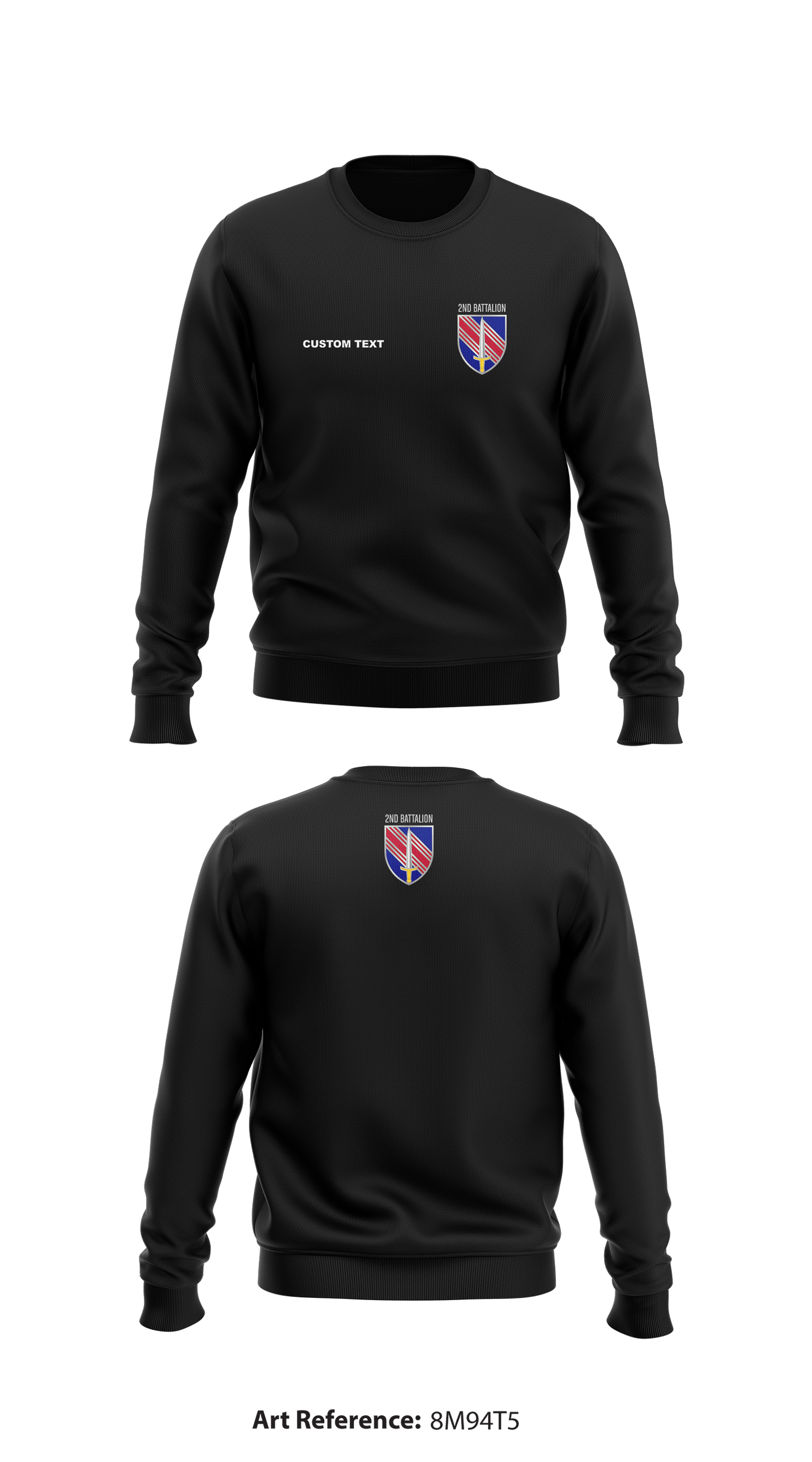 2ND SFAB Store 2 Core Men's Crewneck Performance Sweatshirt - 8M94t5