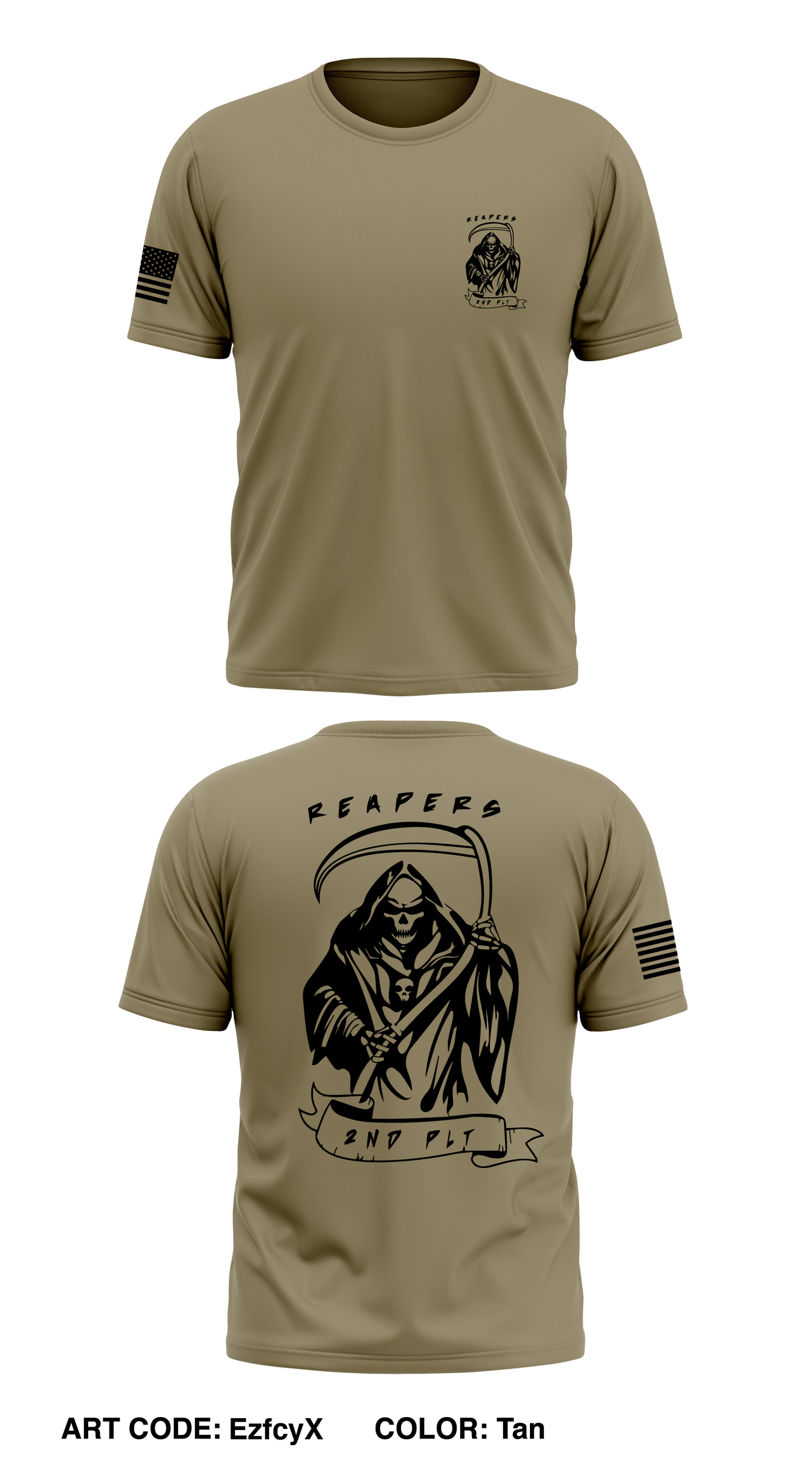 2nd PLT, D Co, 3-54 IN Store 1 Core Men's SS Performance Tee - EzfcyX