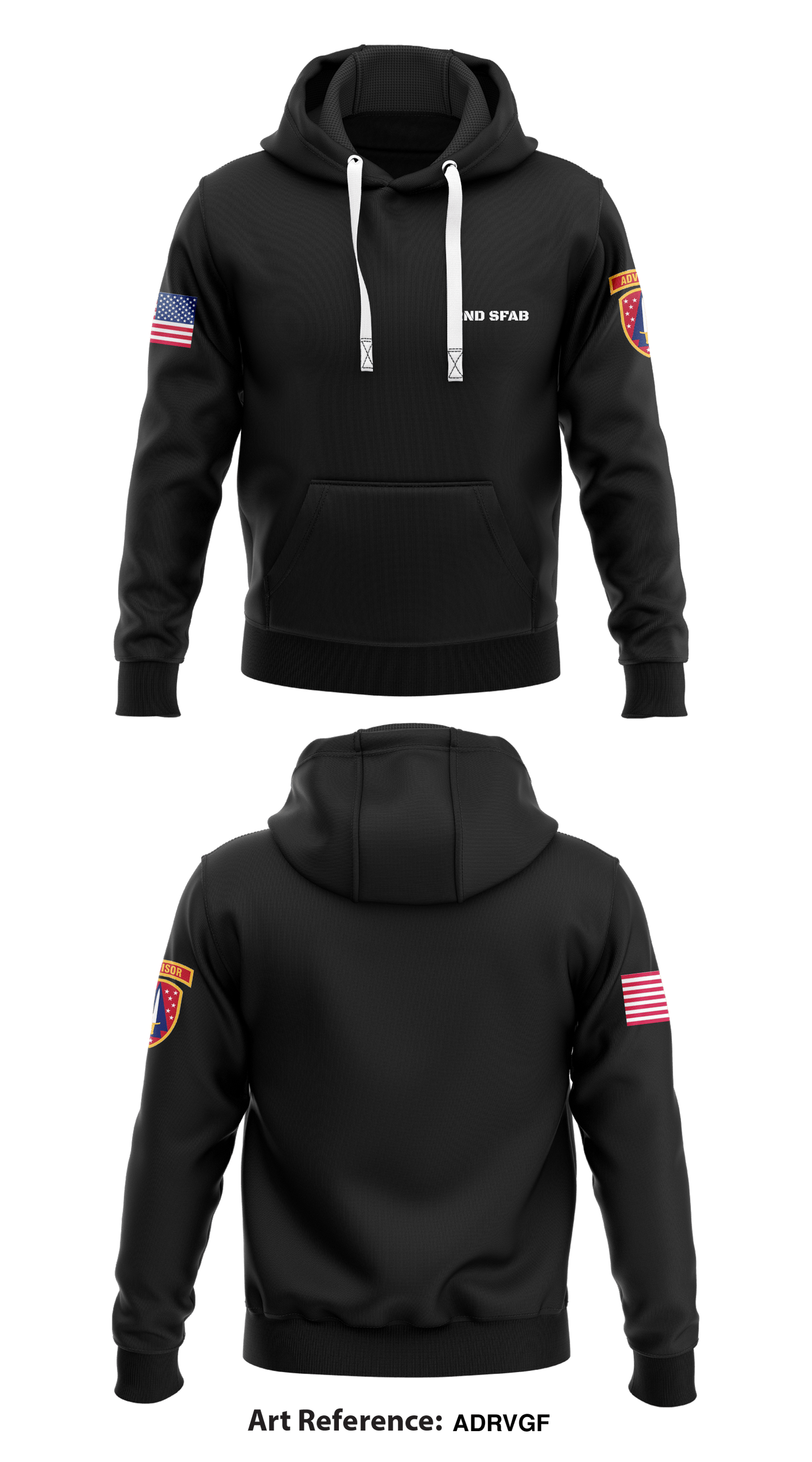 2nd SFAB Core Men's Hooded Performance Sweatshirt - adrvGf