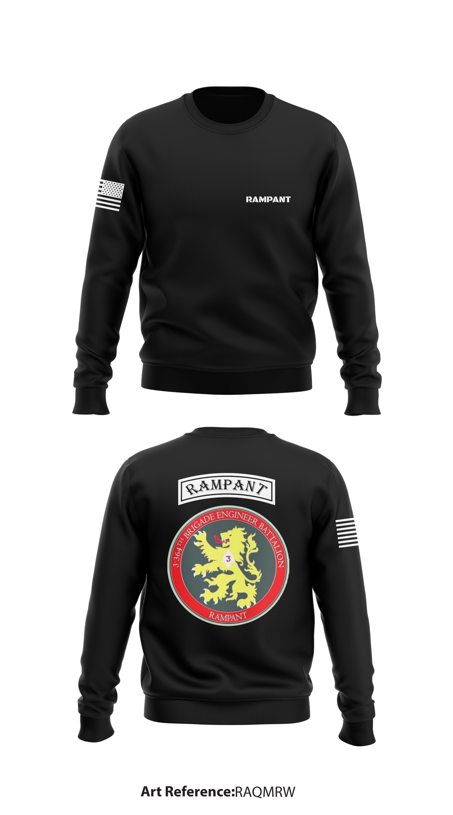 3-364 BEB Store 1 Core Men's Crewneck Performance Sweatshirt - raQMrw