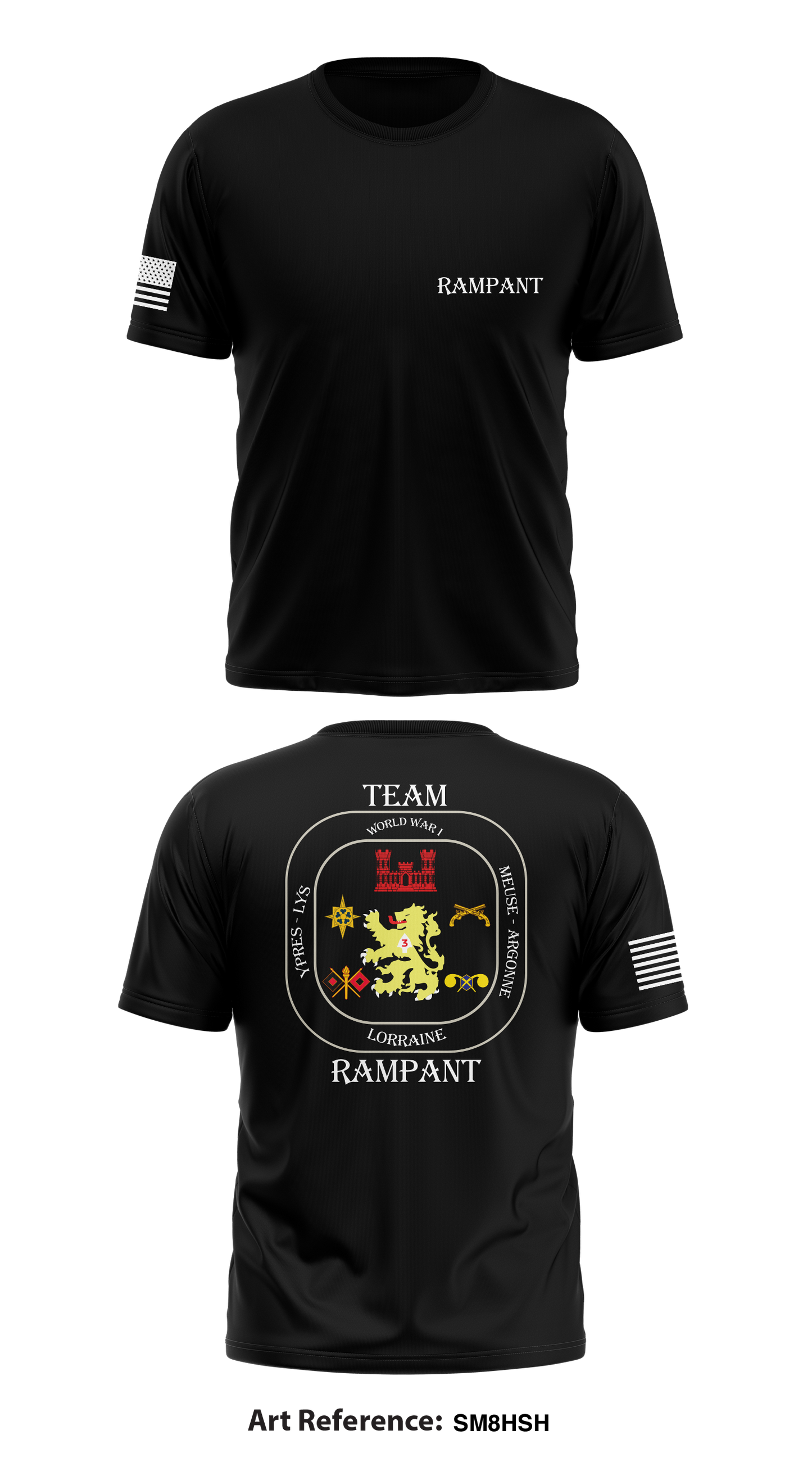3-364 BEB Store 1 Core Men's SS Performance Tee - Sm8Hsh