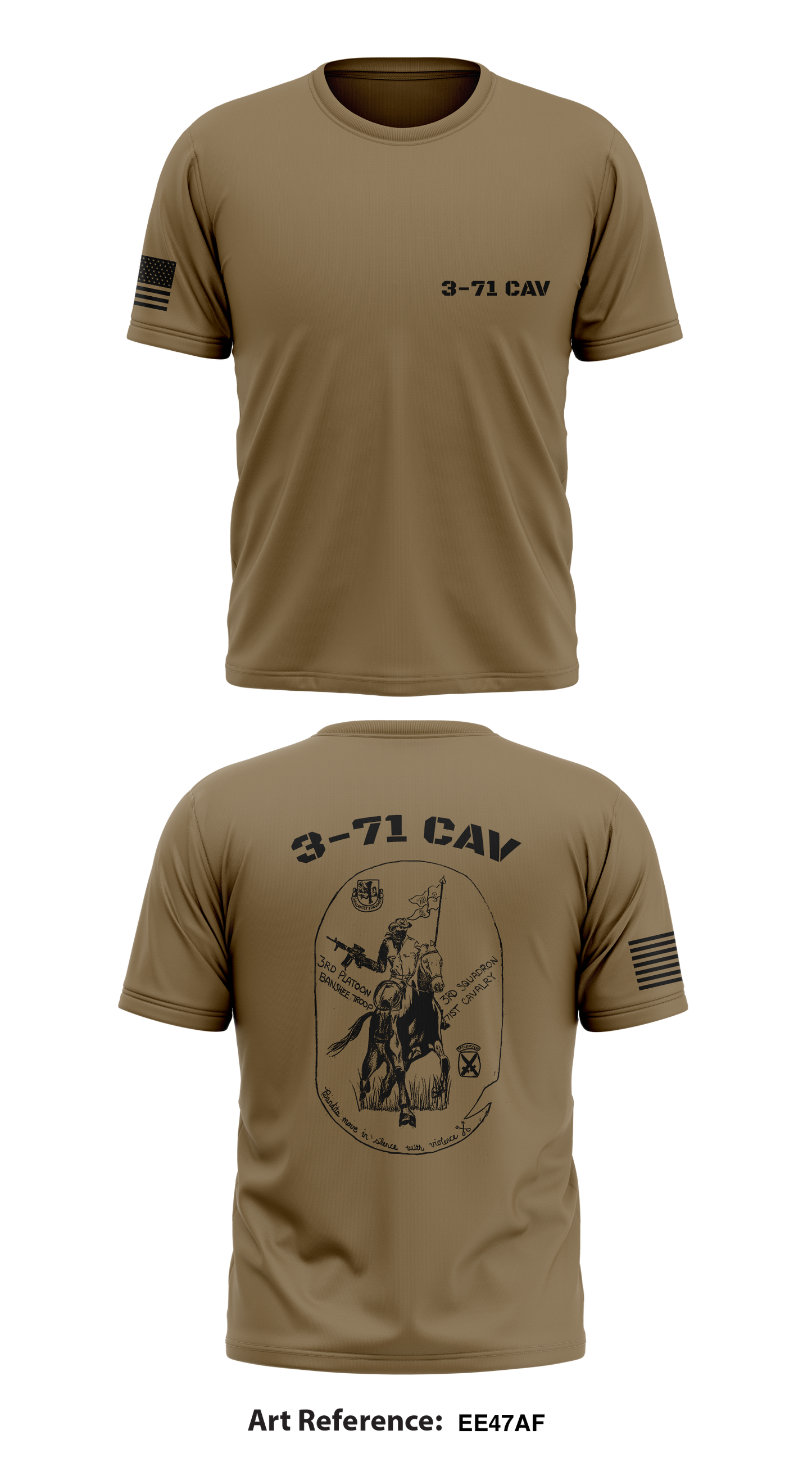 3-71 cav Store 1 Core Men's SS Performance Tee - Ee47aF