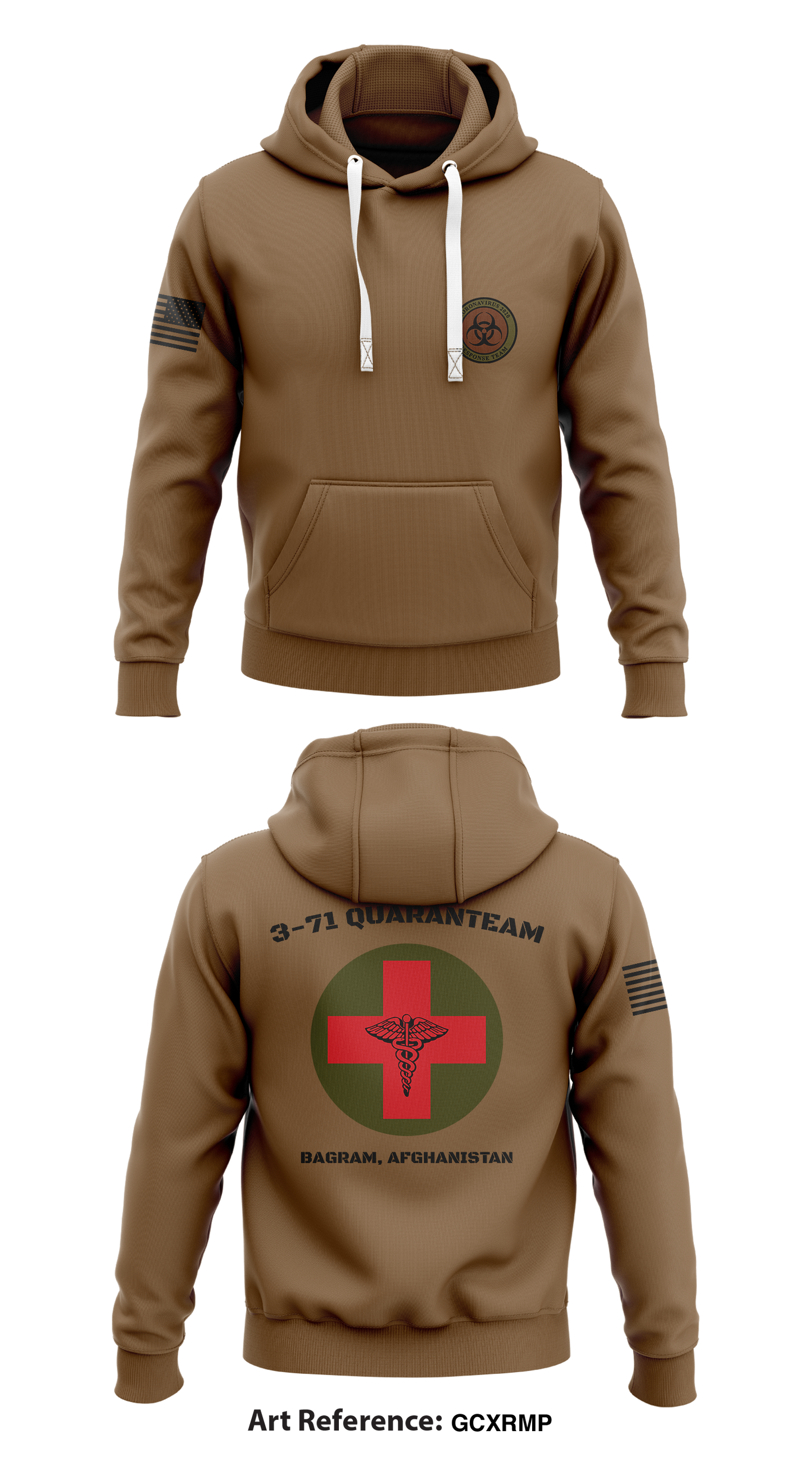 3-71 CAV Store 2 Core Men's Hooded Performance Sweatshirt - GCXRMP