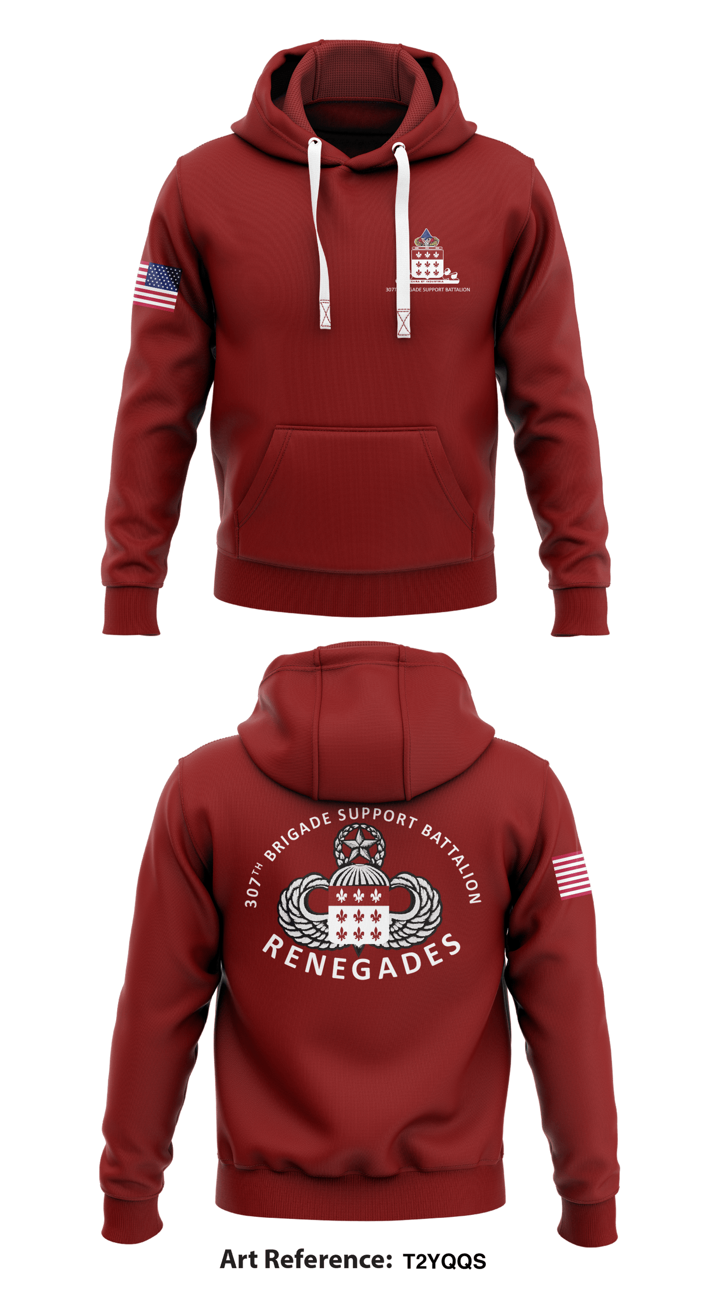 37th BSB (Renegades) Store 1 Core Men's Hooded Performance Sweatshirt - t2yQQs