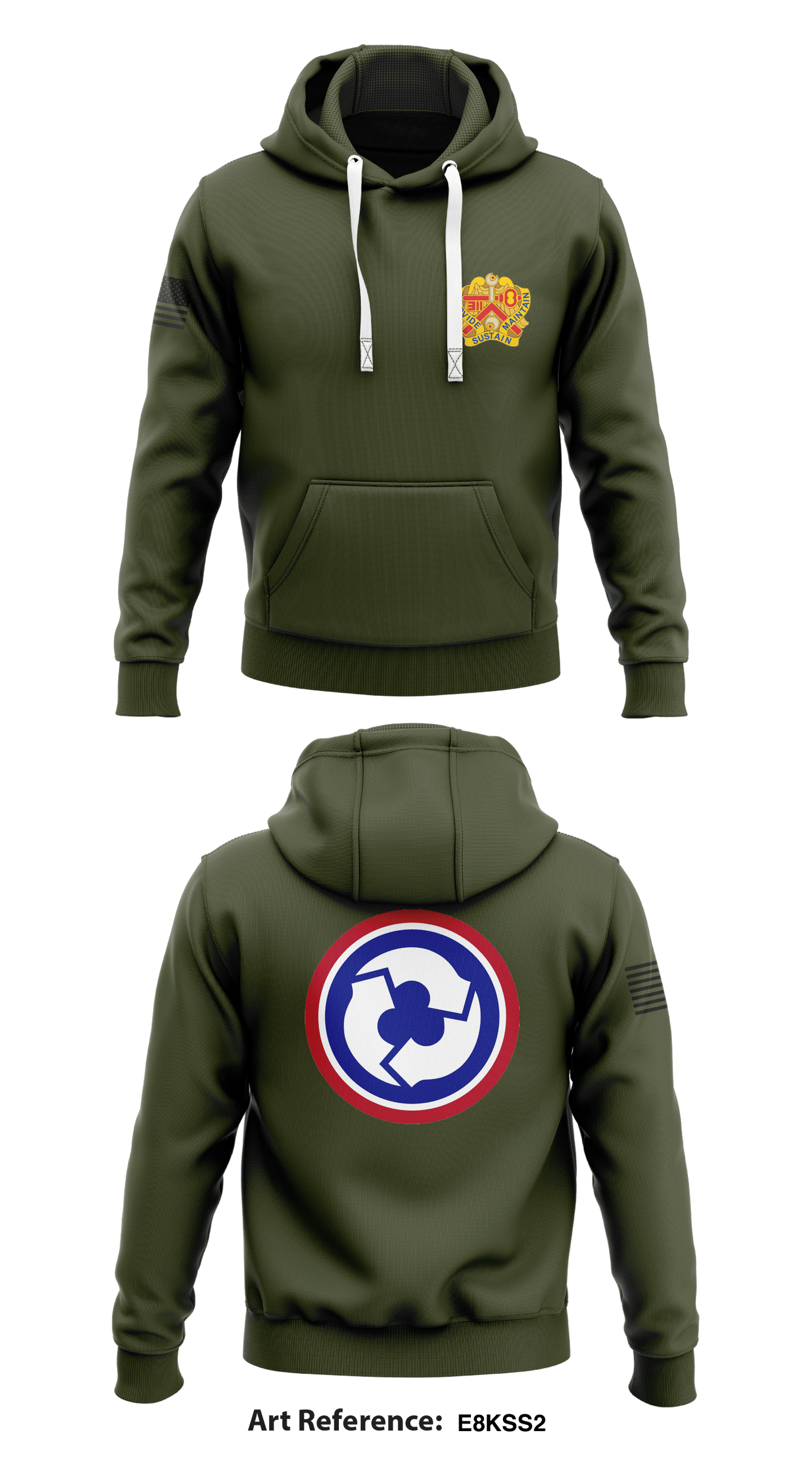 311th ESC Store 1 Core Men's Hooded Performance Sweatshirt - e8Kss2