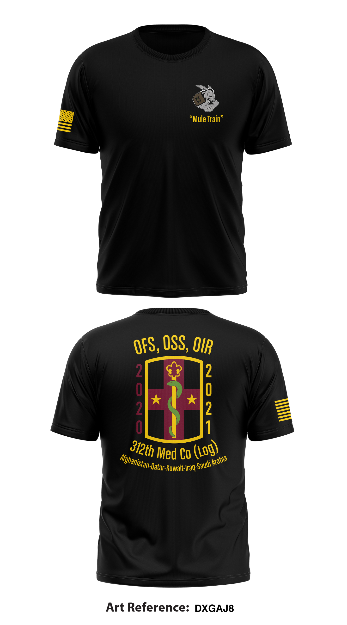 312th Med Log Co Store 1 Core Men's SS Performance Tee - DXGAj8