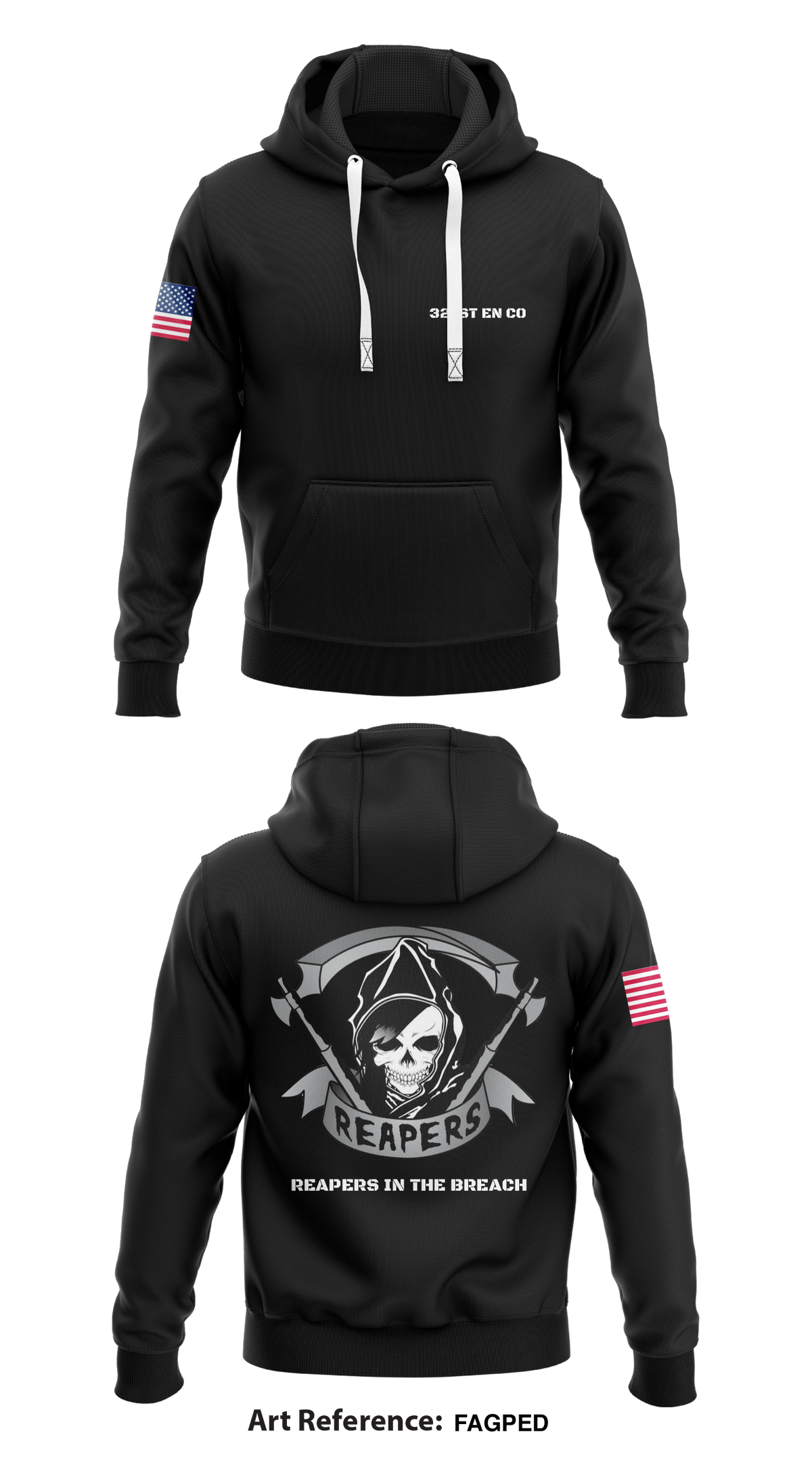 321st En Co Store 1 Core Men's Hooded Performance Sweatshirt - fAGPed