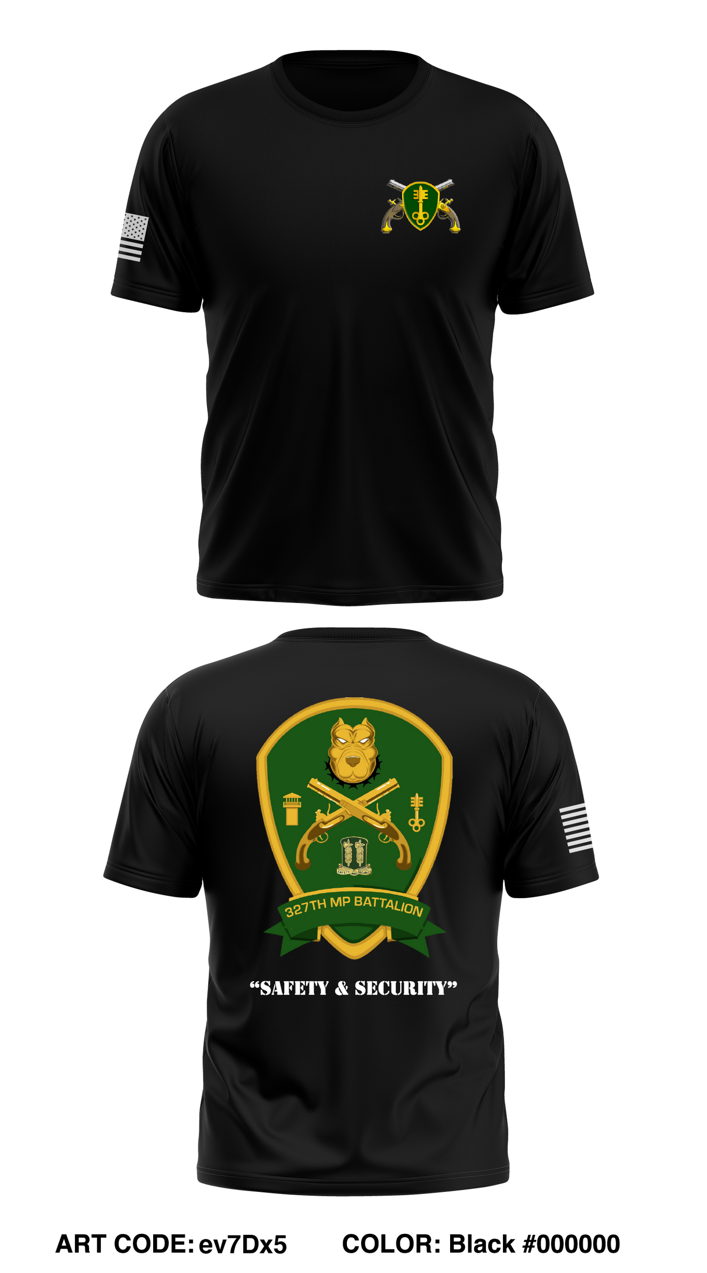 327th MP BN Store 1 Core Men's SS Performance Tee - ev7Dx5