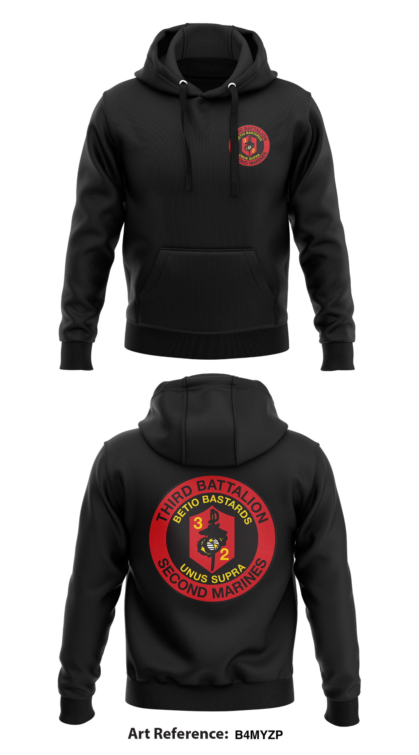 3/2 Store 1 Core Men's Hooded Performance Sweatshirt - B4mYZp