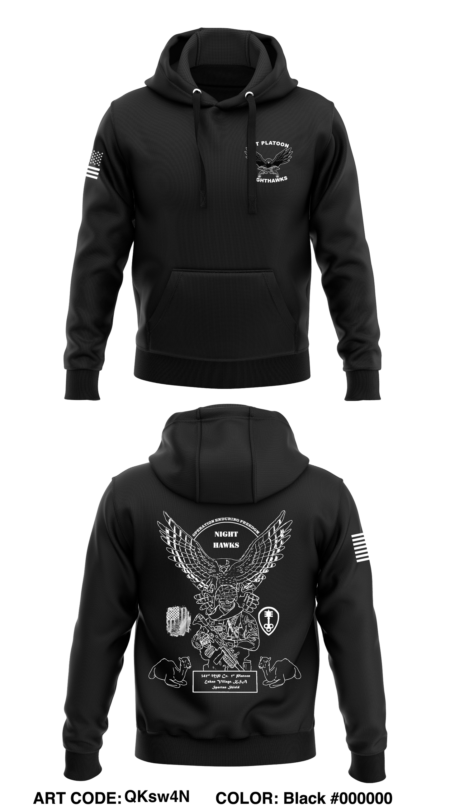 342nd MP Store 1 Core Men's Hooded Performance Sweatshirt - QKsw4N