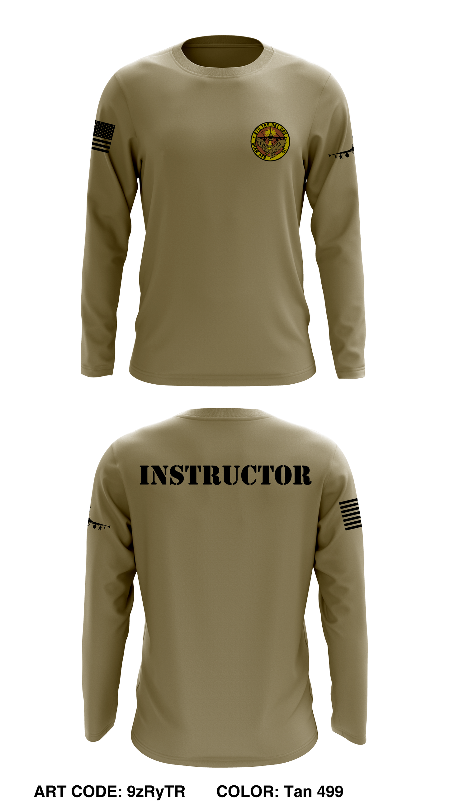 372 TRS DET 202 Core Men's LS Performance Tee - 9zRyTR