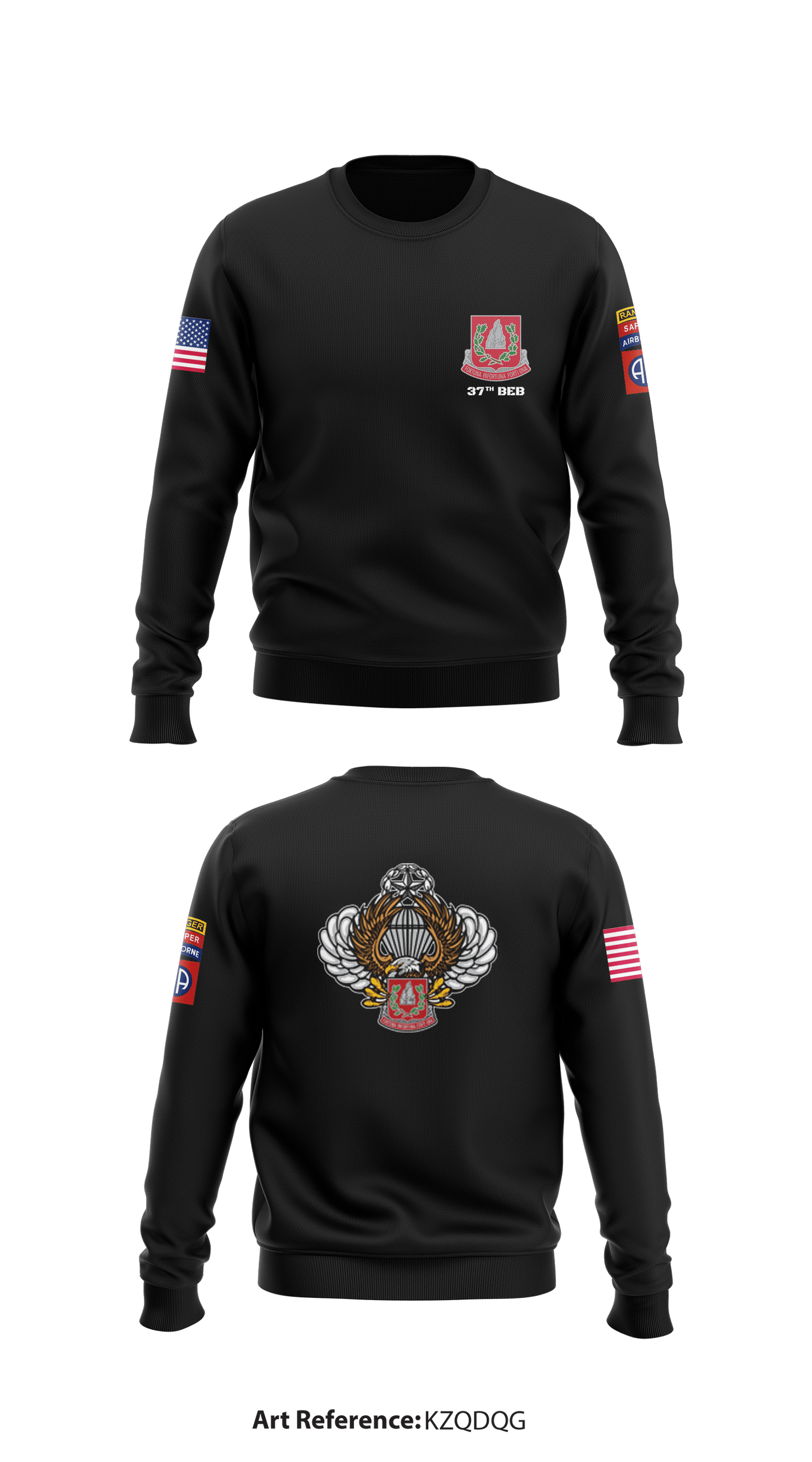 37th BEB1 Core Men's Crewneck Performance Sweatshirt - kzqDqG