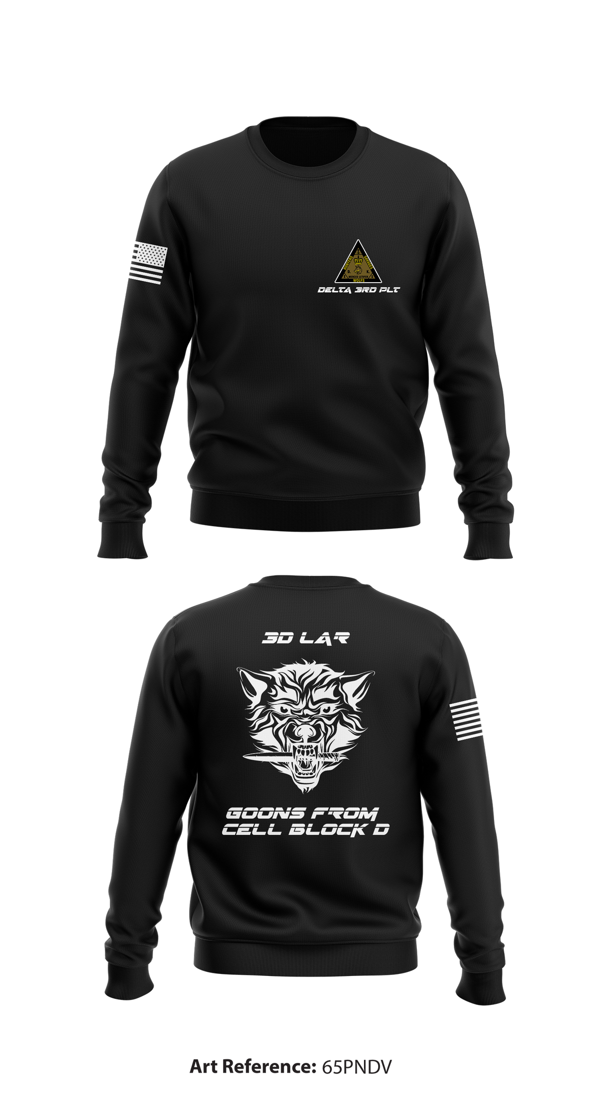 3D Light Armored Reconnaissance Store 1 Core Men's Crewneck Performance Sweatshirt - 65PNDV
