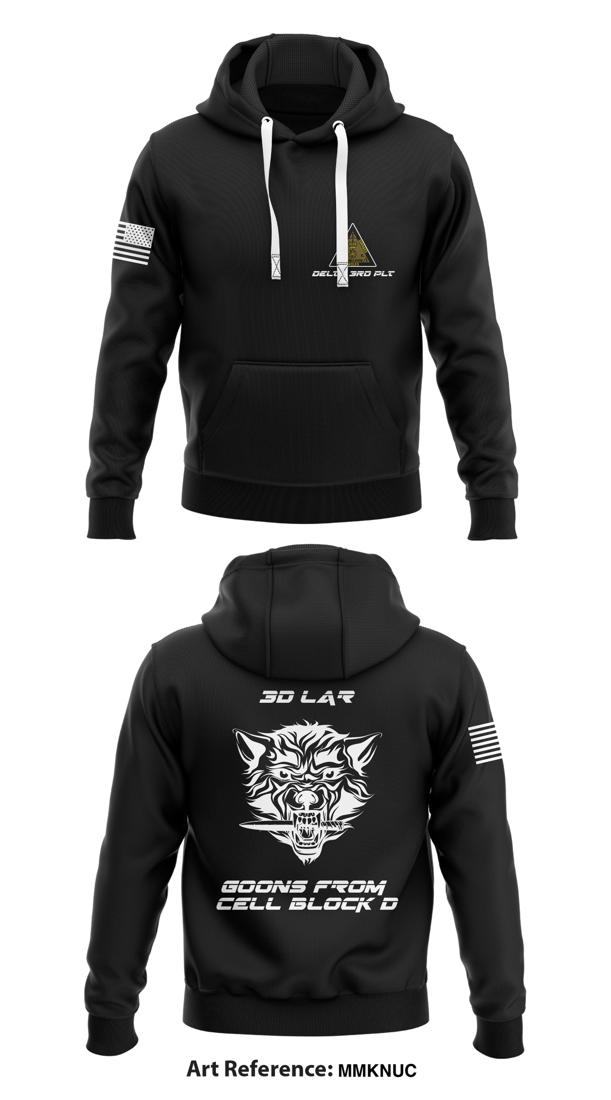 3D Light Armored Reconnaissance Store 1 Core Men's Hooded Performance Sweatshirt - MMknUC