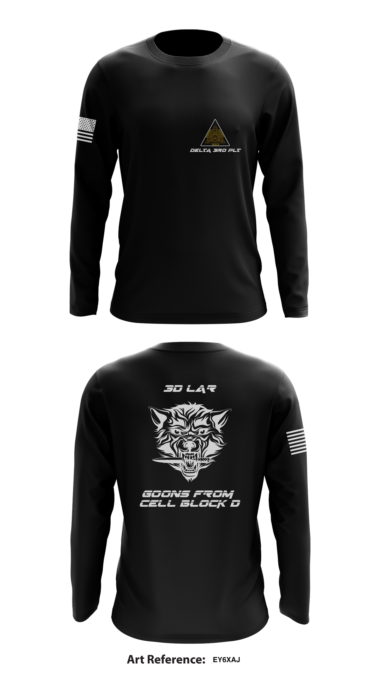 3D Light Armored Reconnaissance Store 1 Core Men's LS Performance Tee - EY6XAJ