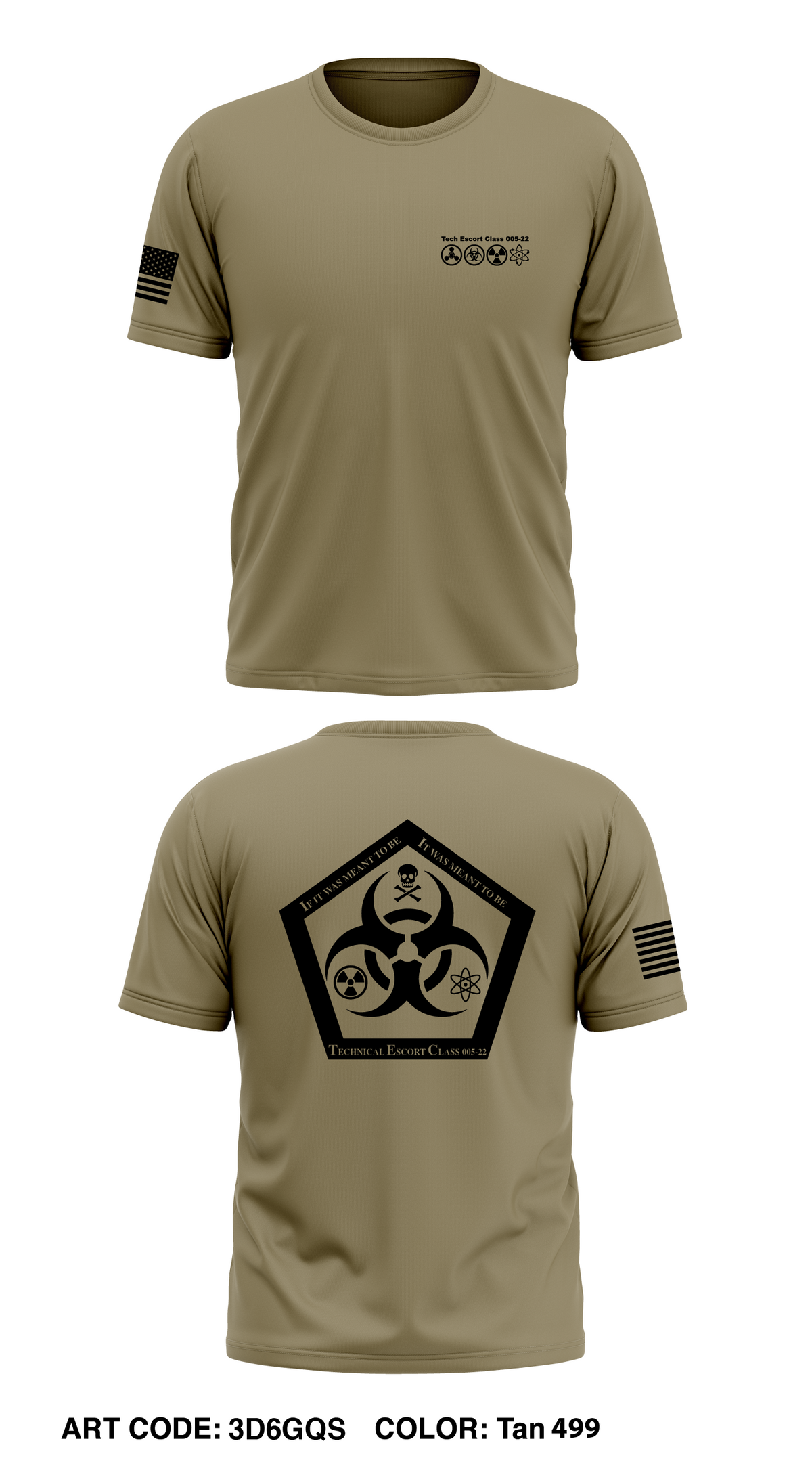Tech Escort Class 005-22 Core Men's SS Performance Tee - 3D6GQS