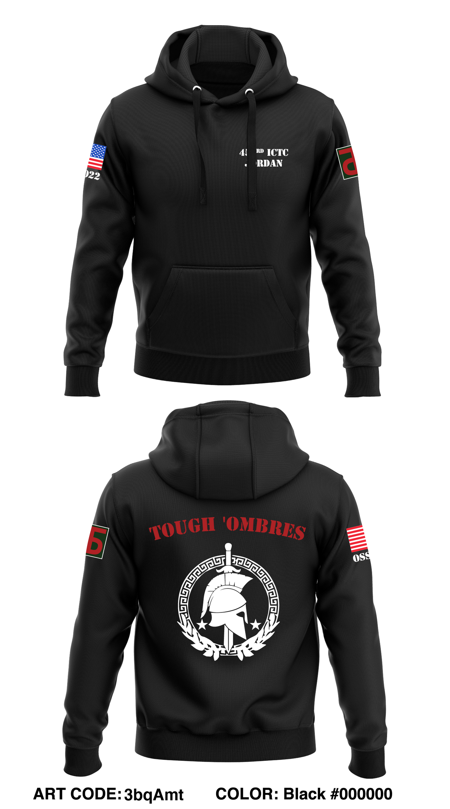 453rd ICTC Core Men's Hooded Performance Sweatshirt - 3bqAmt