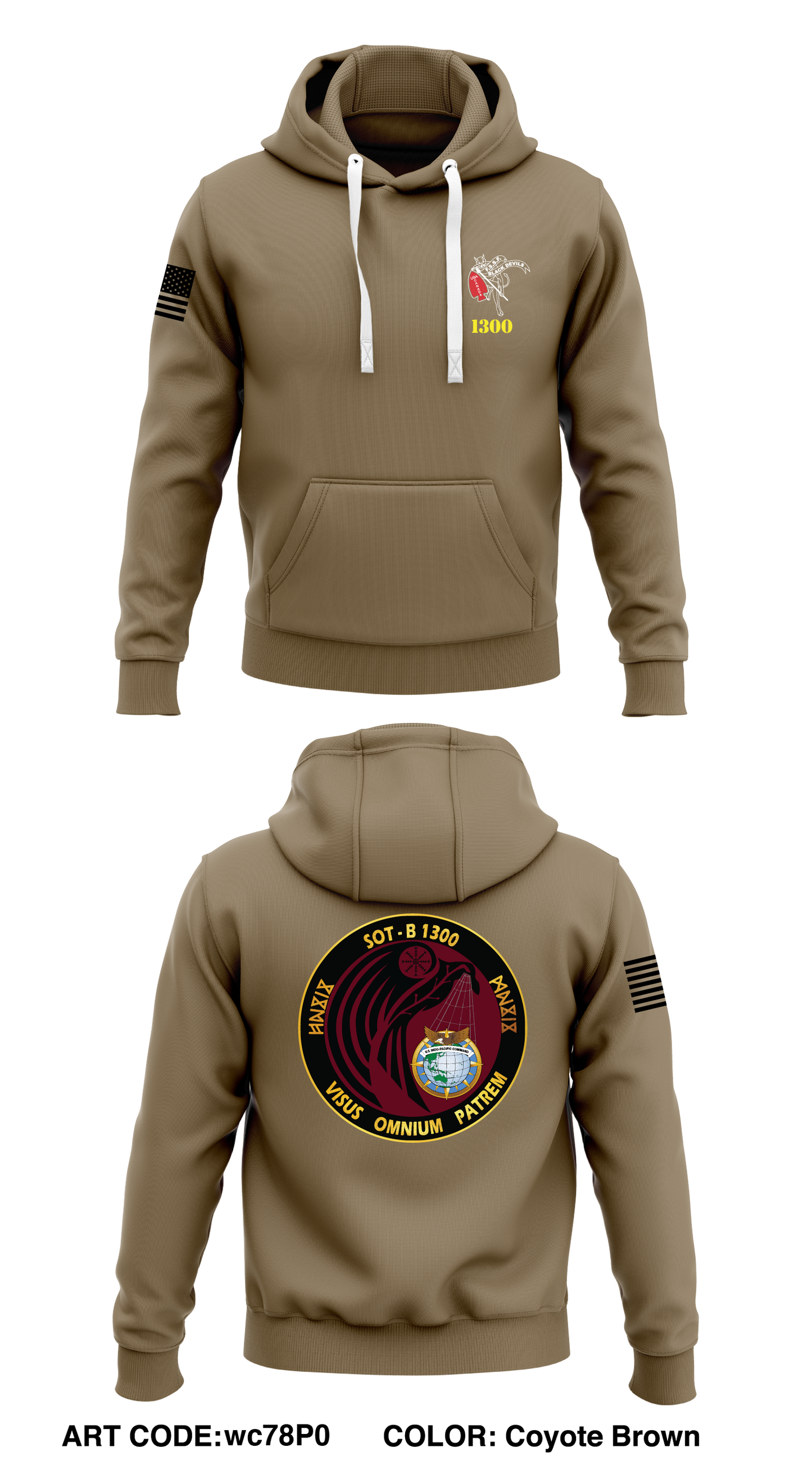3RD BN - 1ST SPECIAL FORCES GROUP STORE 1 Core Men's Hooded Performance Sweatshirt - gYAC5Q