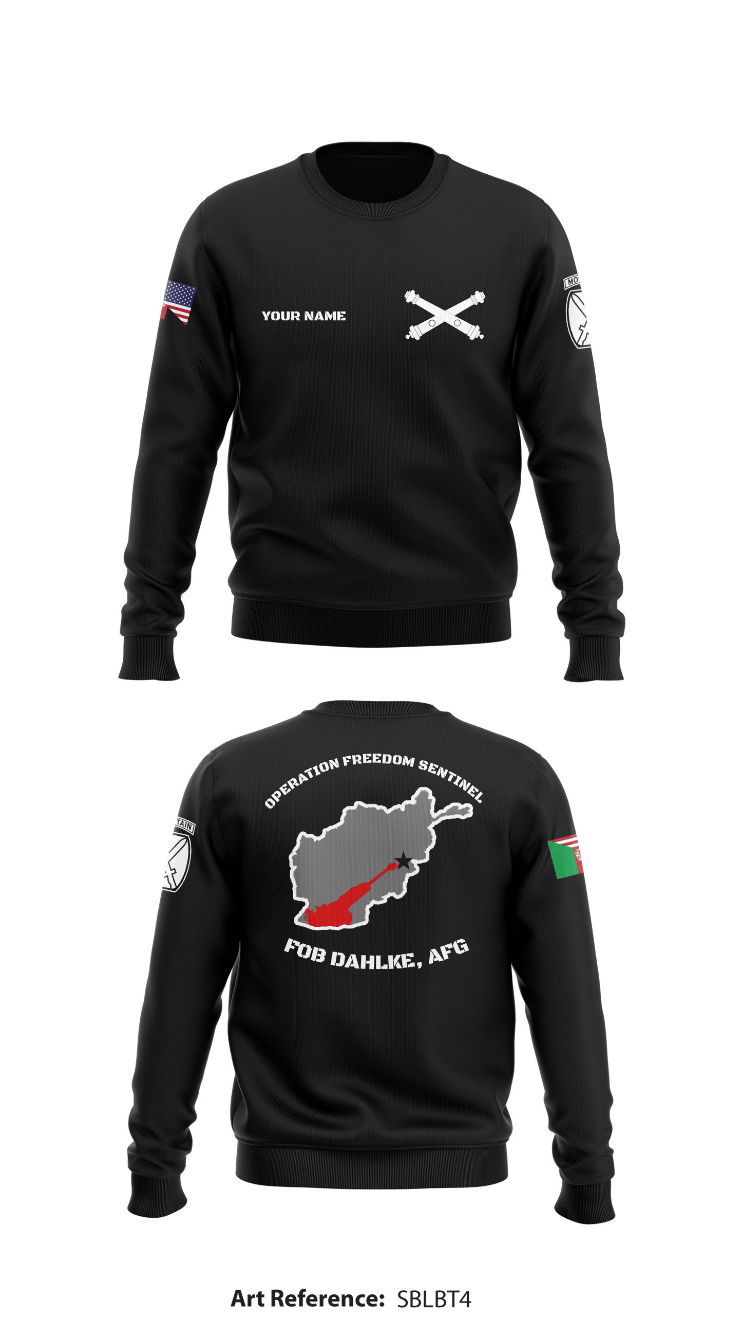 3rd BN, 6th FAR, 1BCT, 10MTN Store 1 Core Men's Crewneck Performance Sweatshirt - sbLbT4