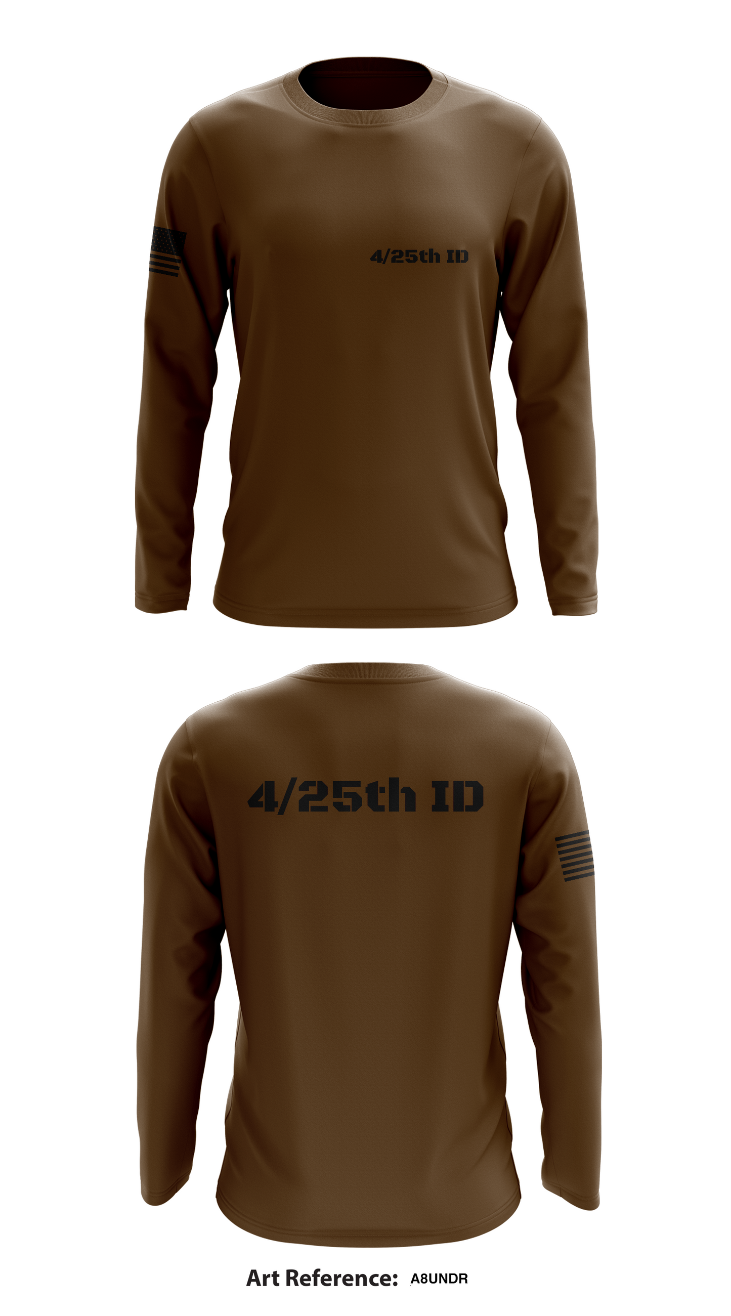 4/25th ID Store 1 Core Men's LS Performance Tee - A8uNdR