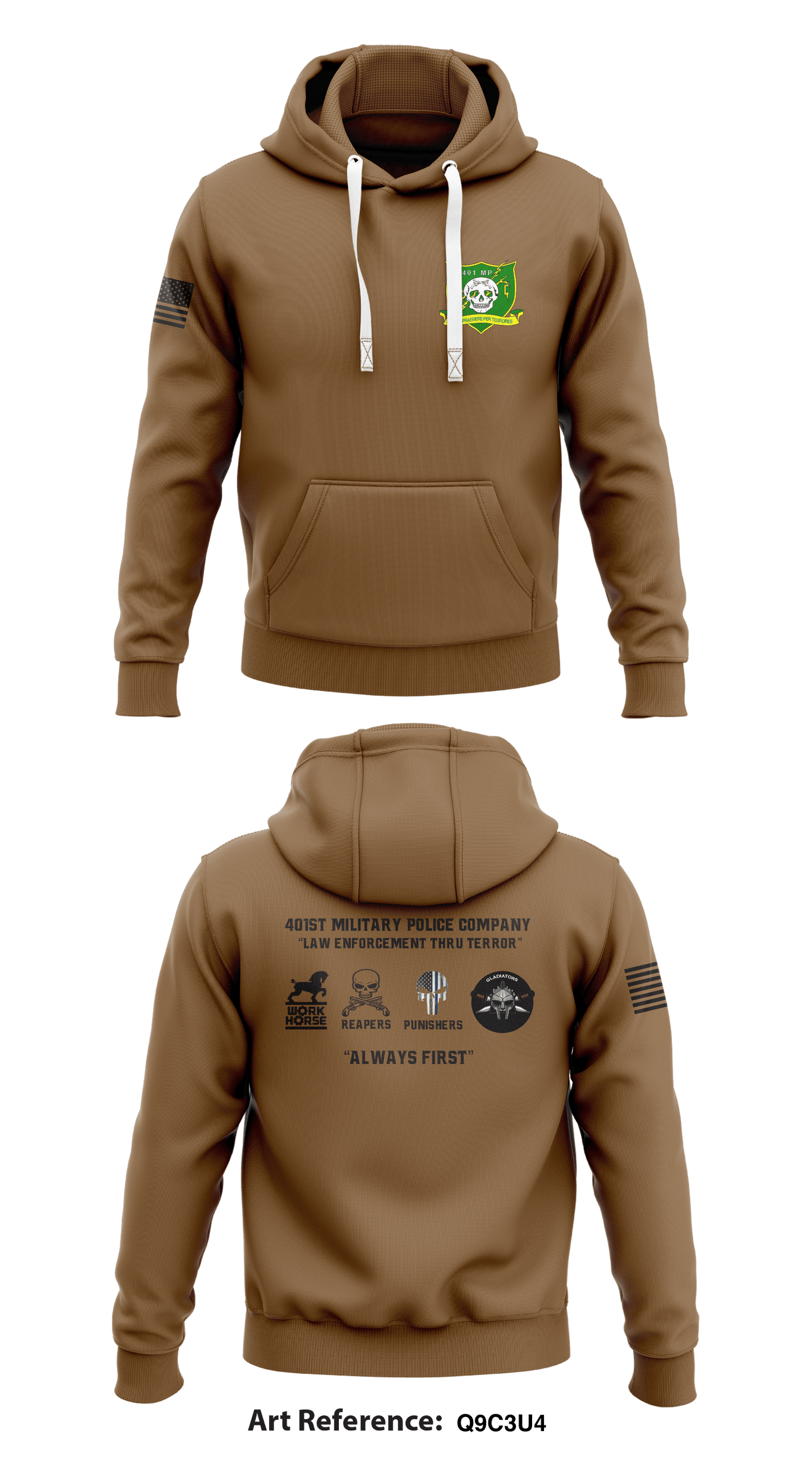 41st Military Police Company Store 1 Core Men's Hooded Performance Sweatshirt - q9C3u4