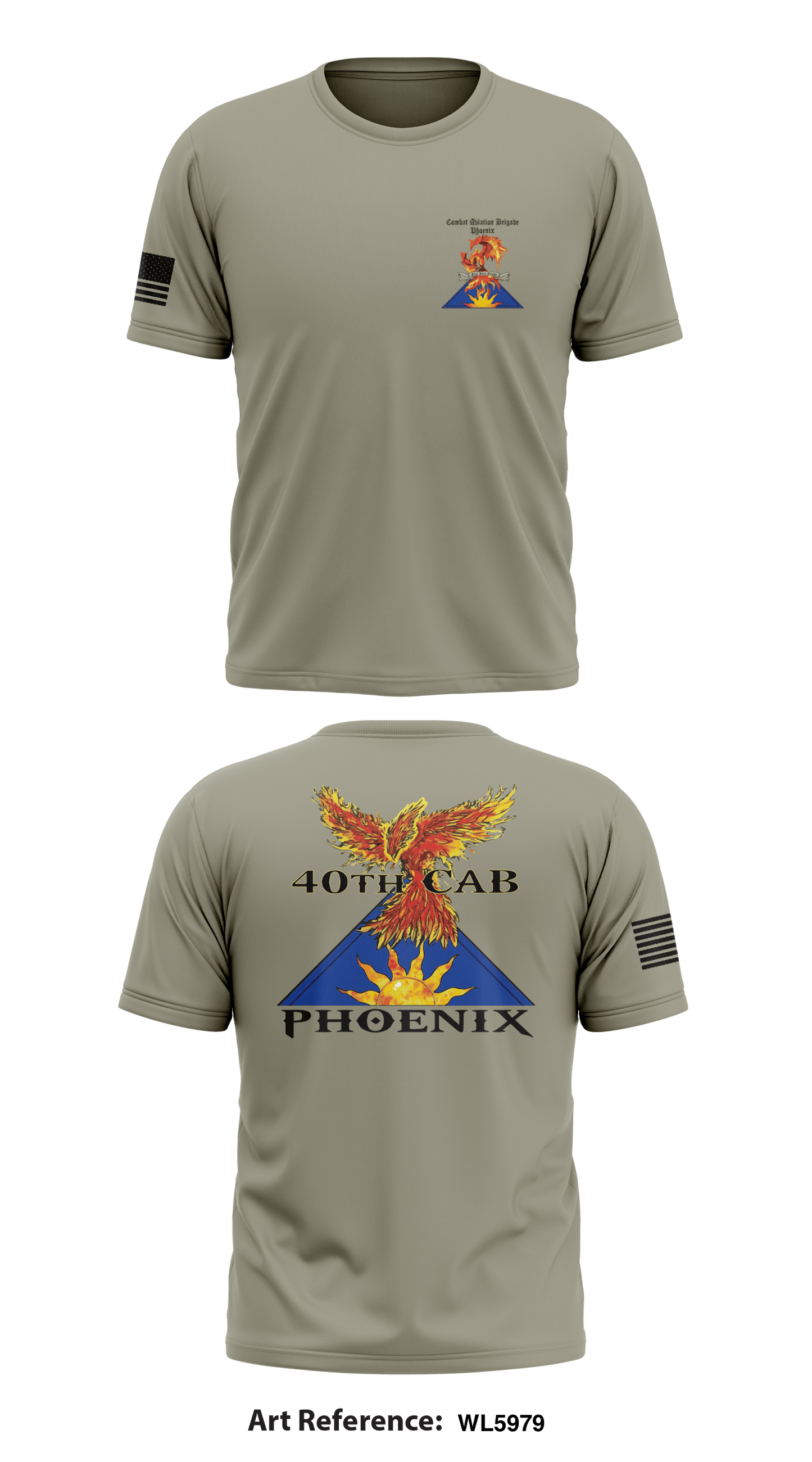 40th Combat Aviation Brigade Store 1 Core Men's SS Performance Tee - wL5979