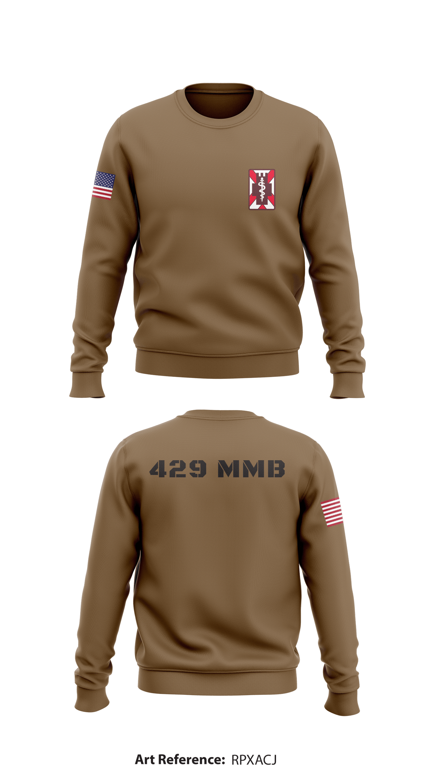 429 MMB Store 1 Core Men's Crewneck Performance Sweatshirt - RPxacJ