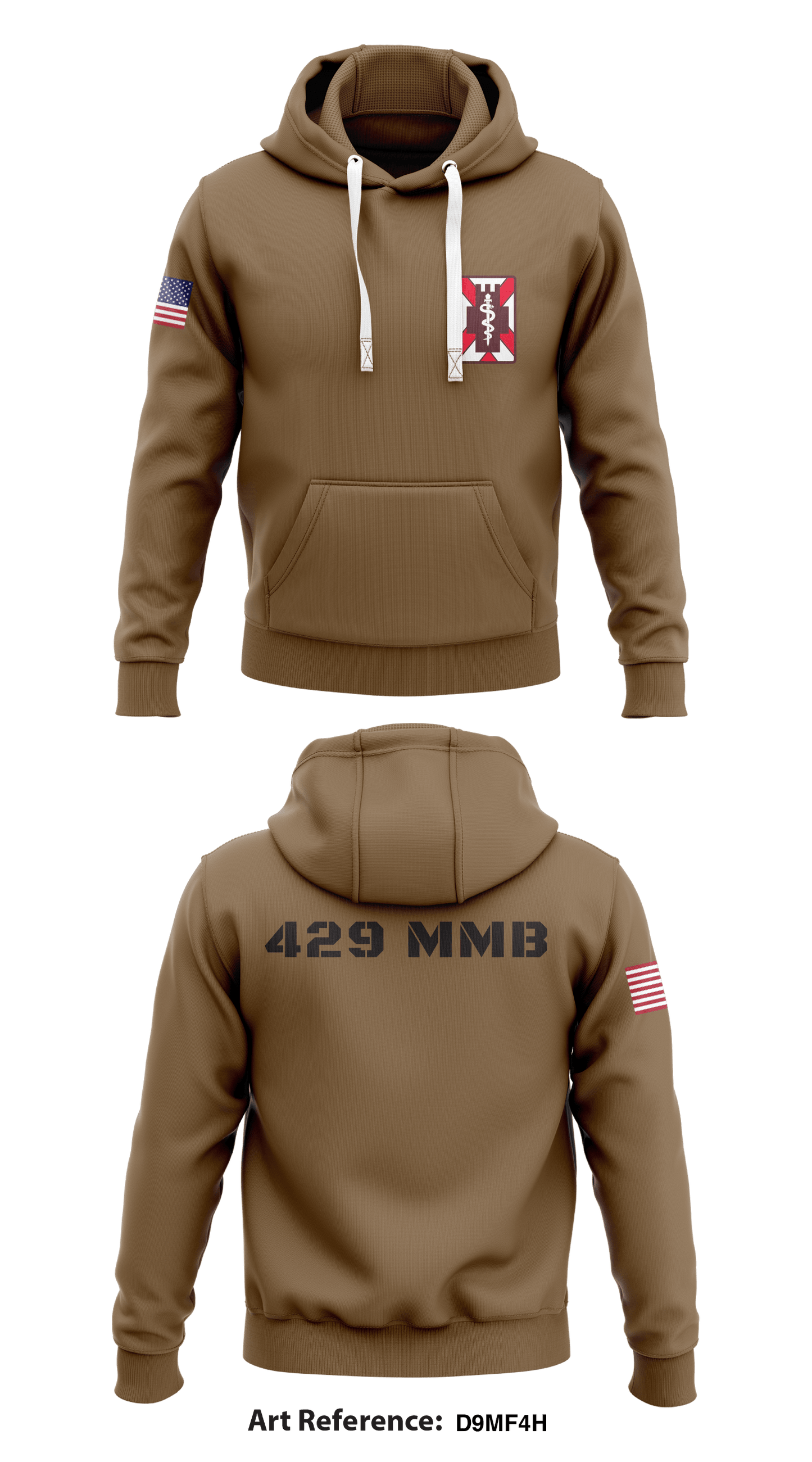 429 MMB Store 1 Core Men's Hooded Performance Sweatshirt - D9MF4h